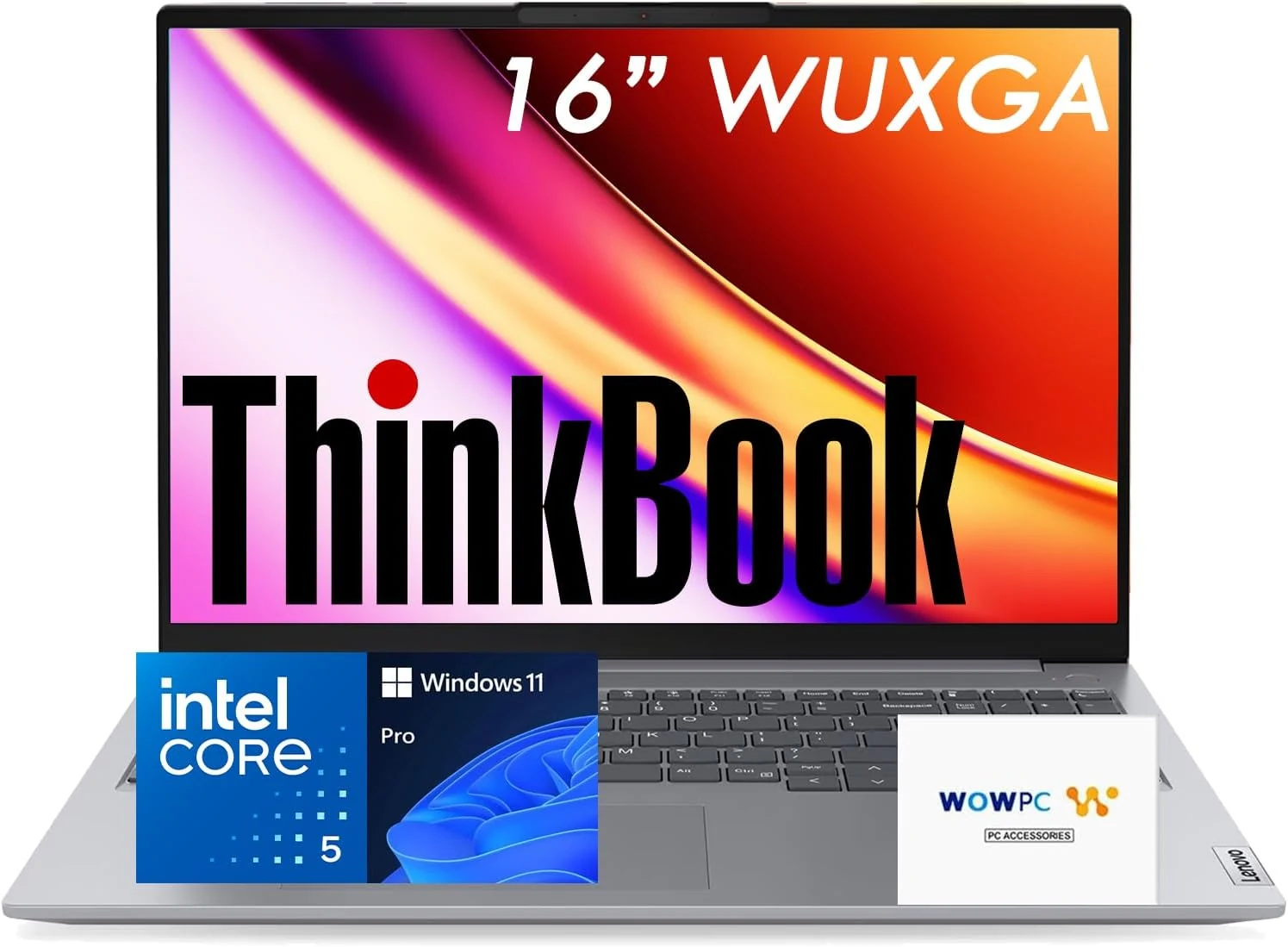 Lenovo ThinkBook 16 Business Laptop, 16" FHD+, Intel 13th 8-core i5-13420H Up to 4.6GHz, 16GB DDR5 RAM, 512GB PCIe SSD, Thunderbolt 4, Wi-Fi 6E, RJ-45, Windows 11 Pro