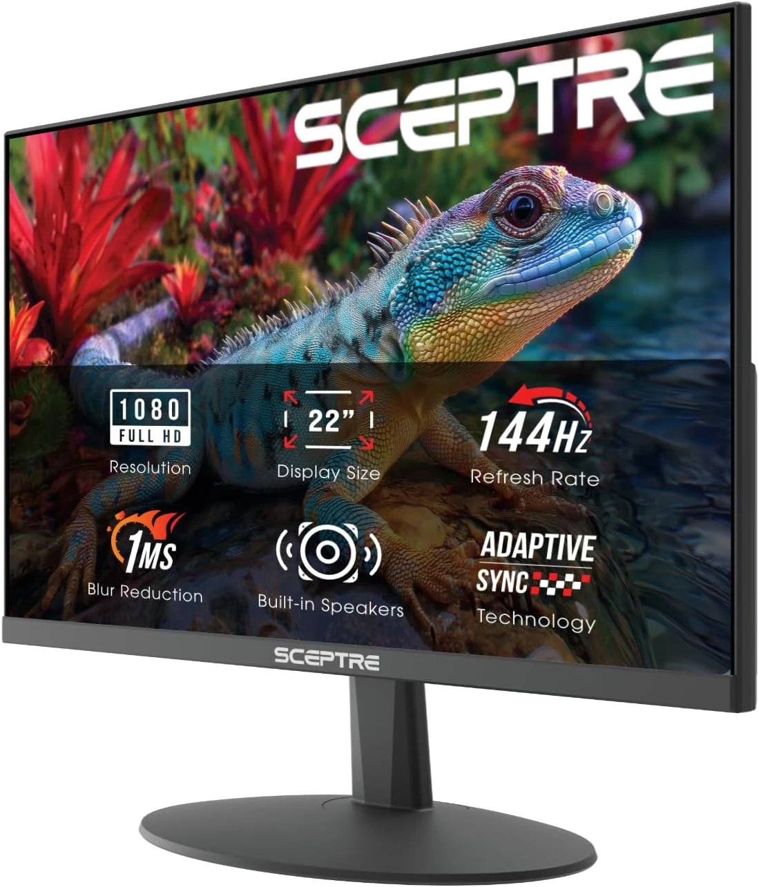 Sceptre New 22-Inch Gaming Monitor, FHD 1080p, Up to 144Hz