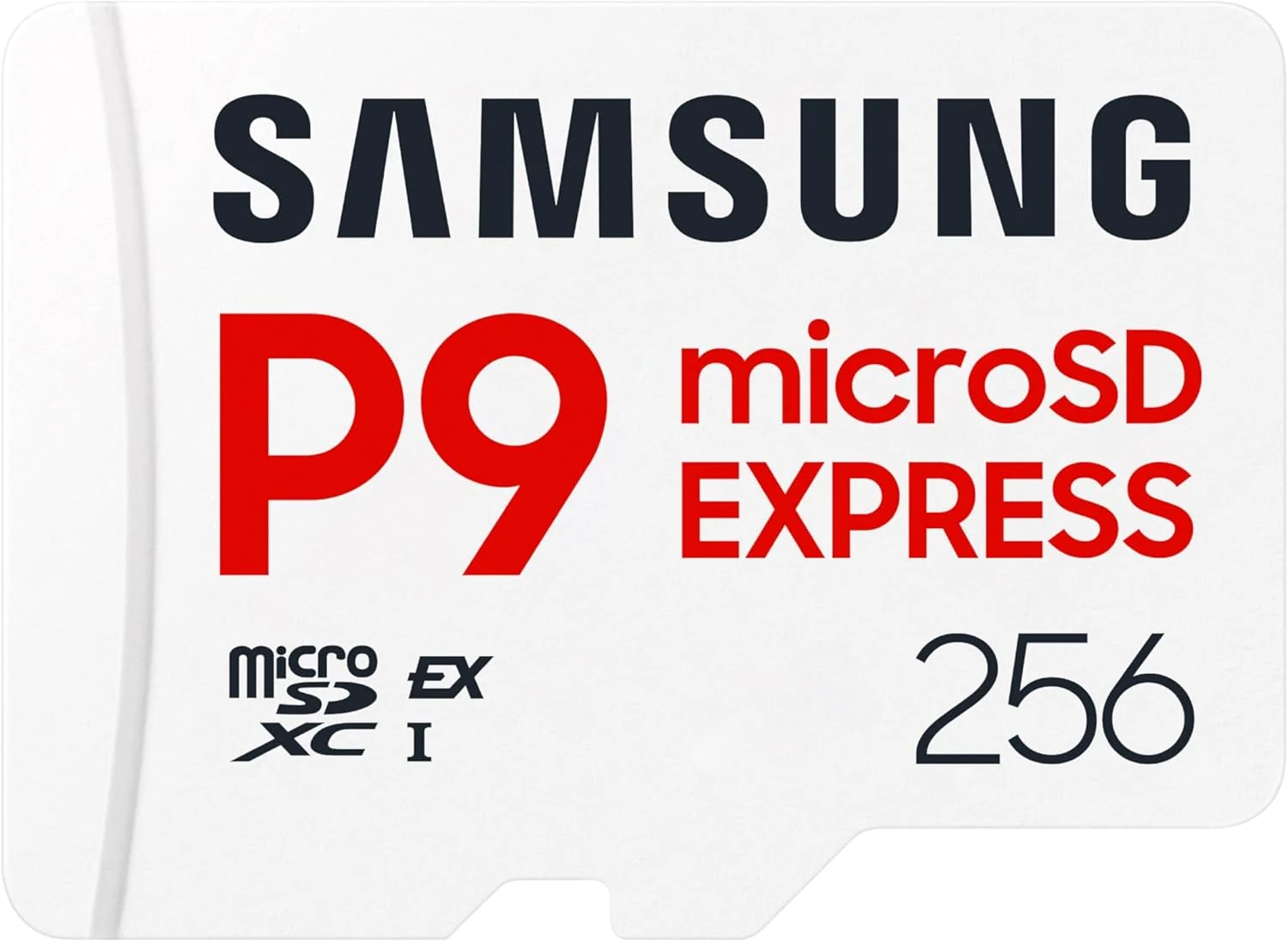 Samsung P9 Express microSD Express Card, 256GB microSDXC Memory Card, Up to 800 MB/s, for Nintendo-Switch 2
