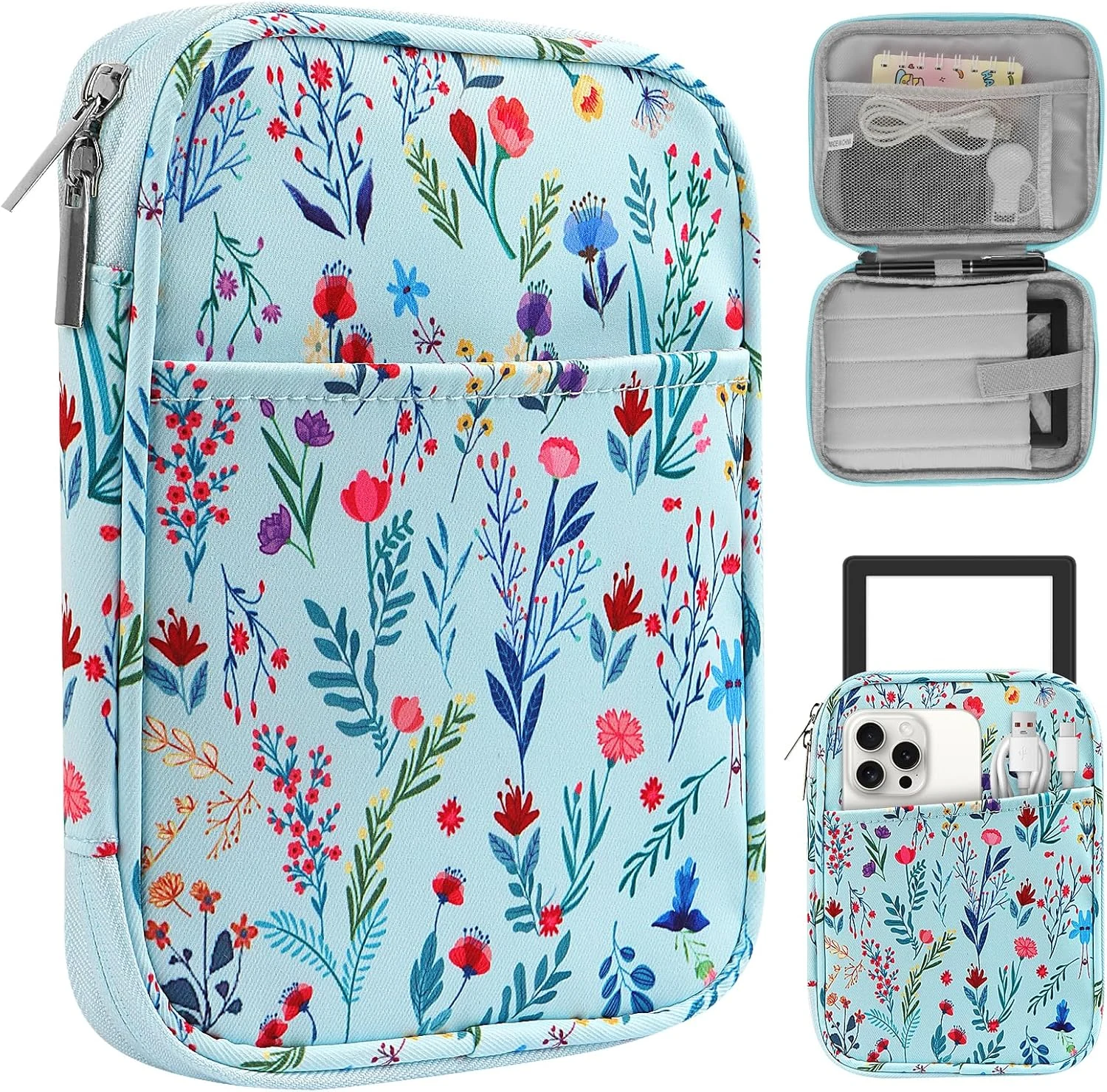 HoYiXi Universal Sleeve Bag for 6-6.8-7 inch E-Book Reader Compatible