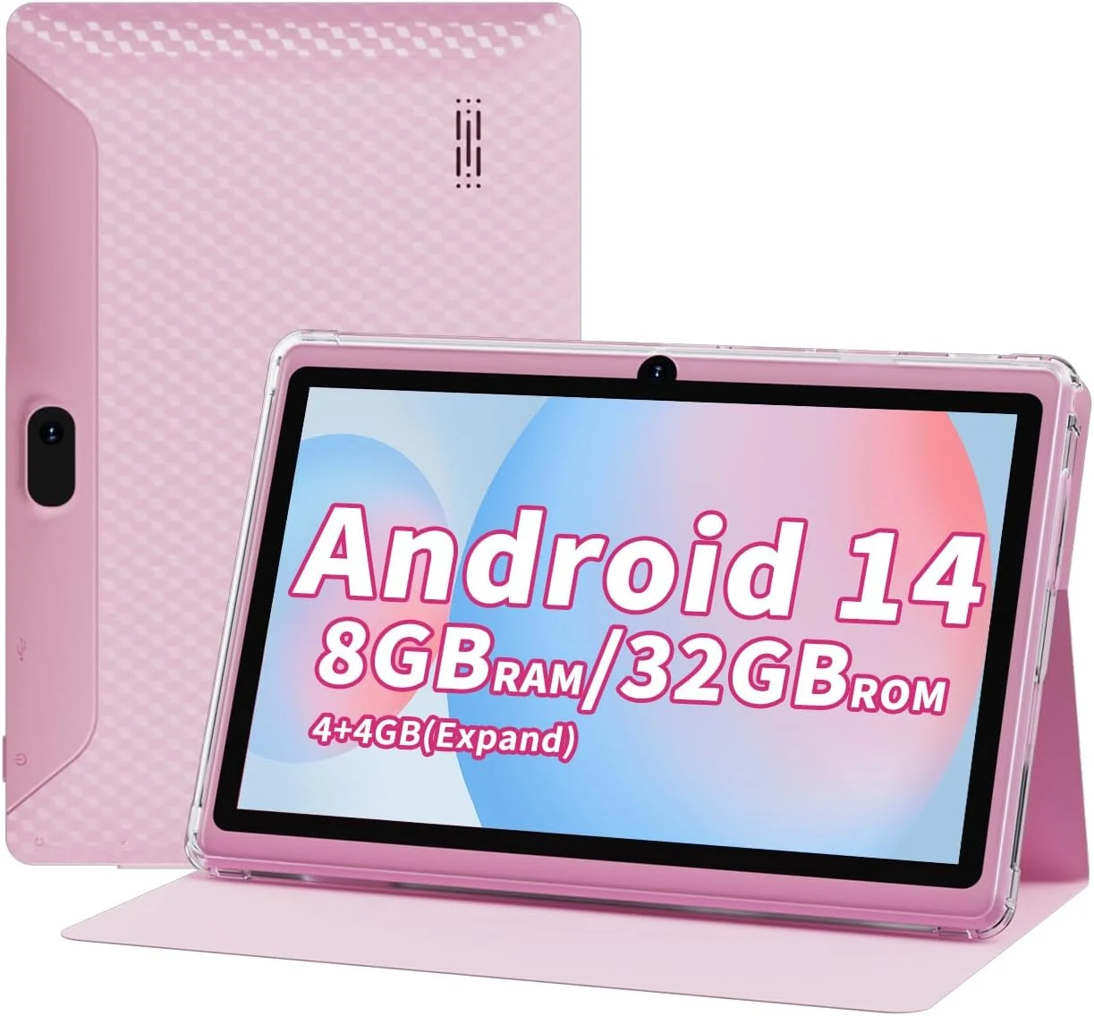 Aheadthink 7 inch Android 14 Tablet (8GB RAM, 32GB, with Case)