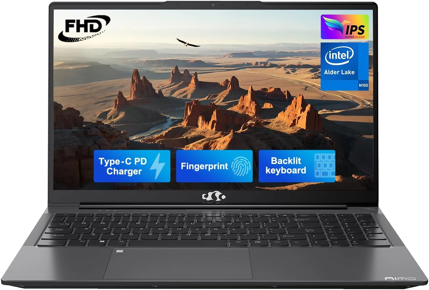 NIMO 15.6" IPS FHD Laptop, Intel Pentium Quad Core N100 (NIMO N151)