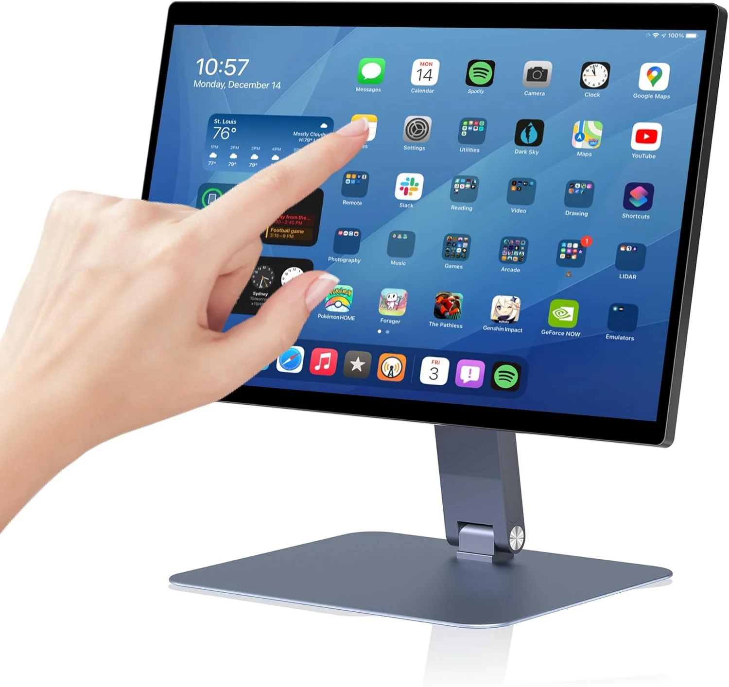 15.6 Inch All-in-One Industrial Panel PC Fanless, Android 12 Touchscreen