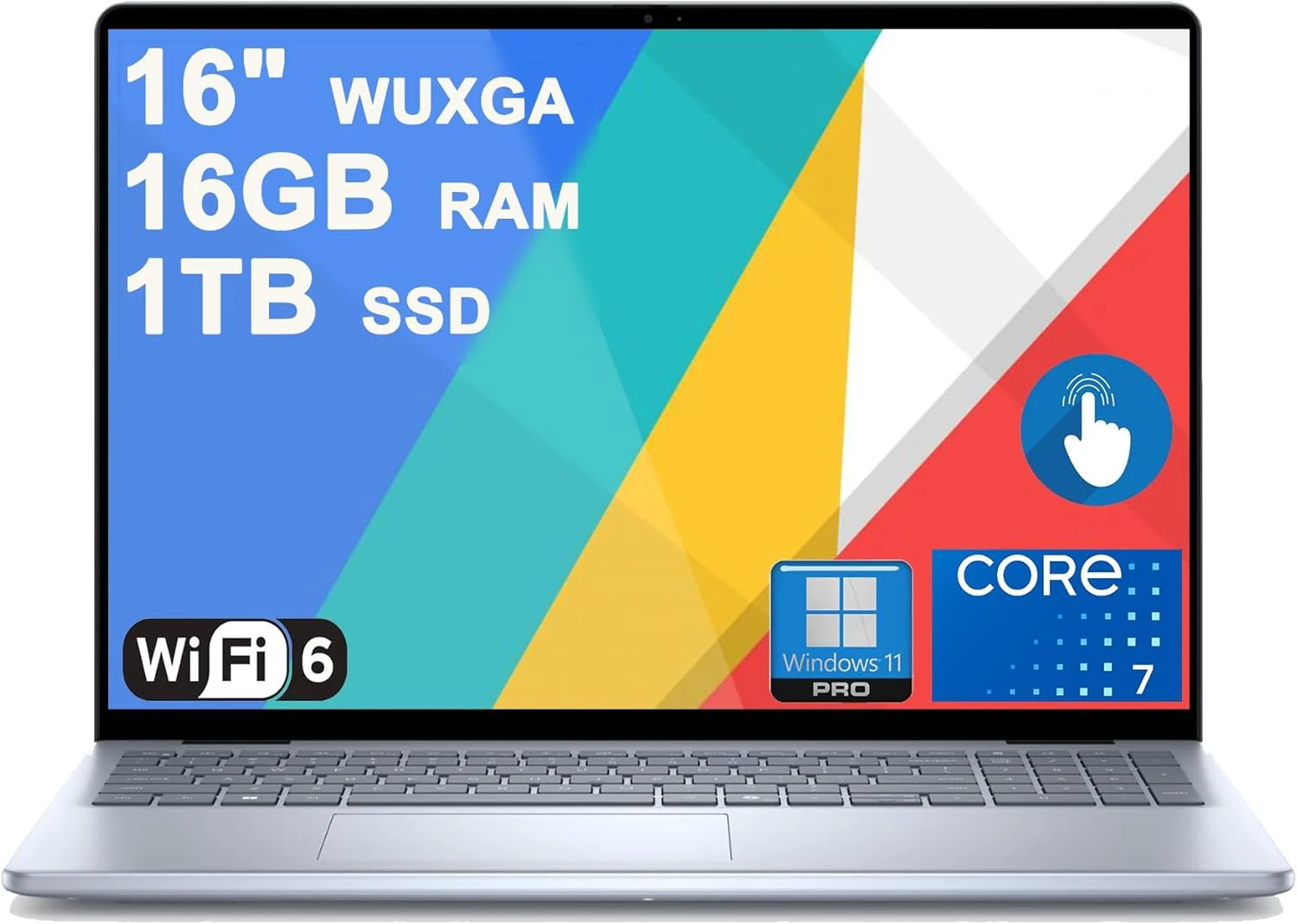 Dell Inspiron 16 5640 Business Laptop 16" WUXGA IPS Touch (100% sRGB) Core 7 150U, 16GB, 1TB SSD, Windows 11 Pro