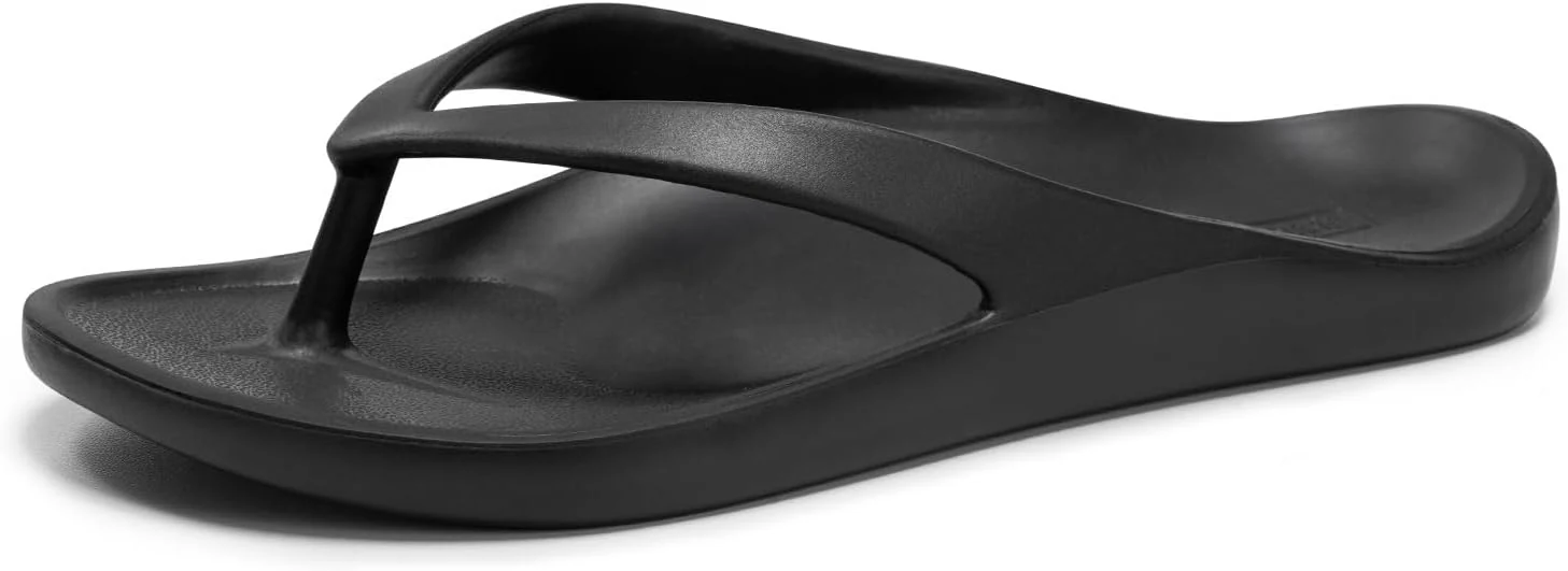 FITORY EVA Flip Flops for Women and Men with Arch Support, Unisex Slip on Summer Thong Sandals