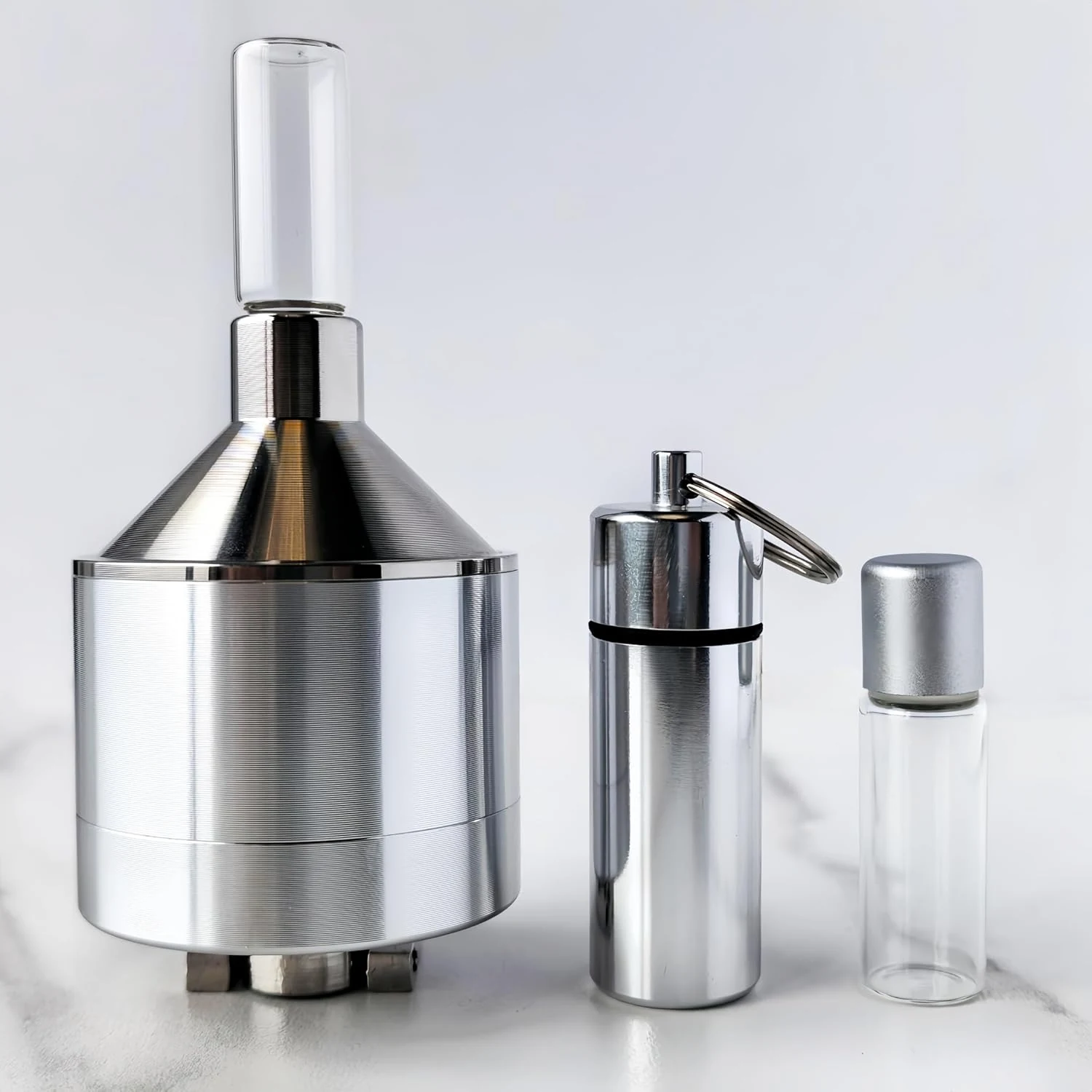 Spice Grinder【Silver】For Kitchen Use Only