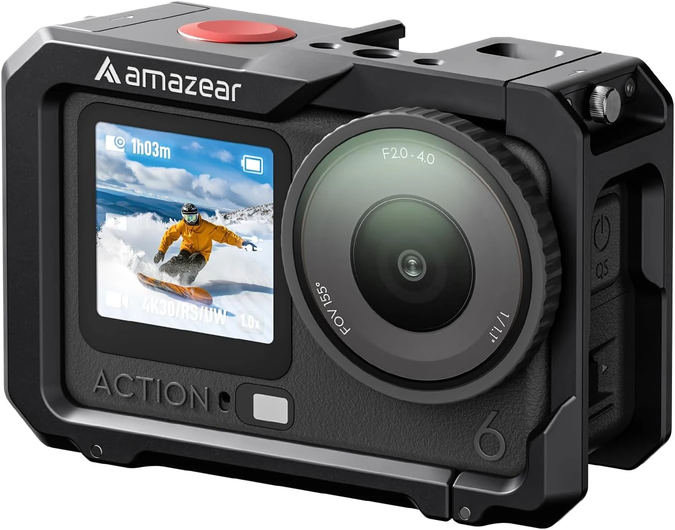 AMAZEAR Metal Protective Case for DJI Osmo Action 6 Accessories