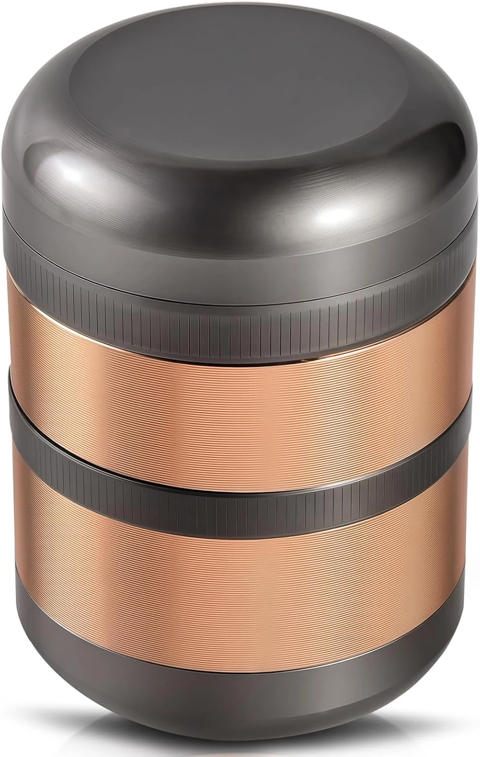2.5" Manual Spice Grinder, Aluminum Alloy Seasoning Mill for Dry Kitchen Spices (Gold)