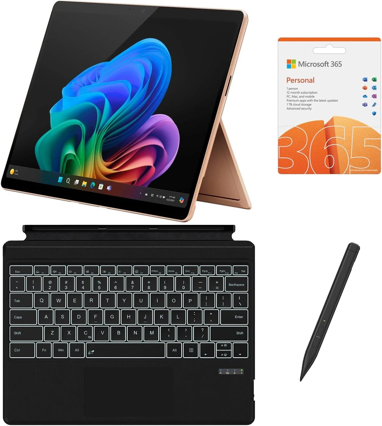Microsoft Surface Pro 13" 3K 120Hz Touchscreen 2-in-1 Tablet Laptop