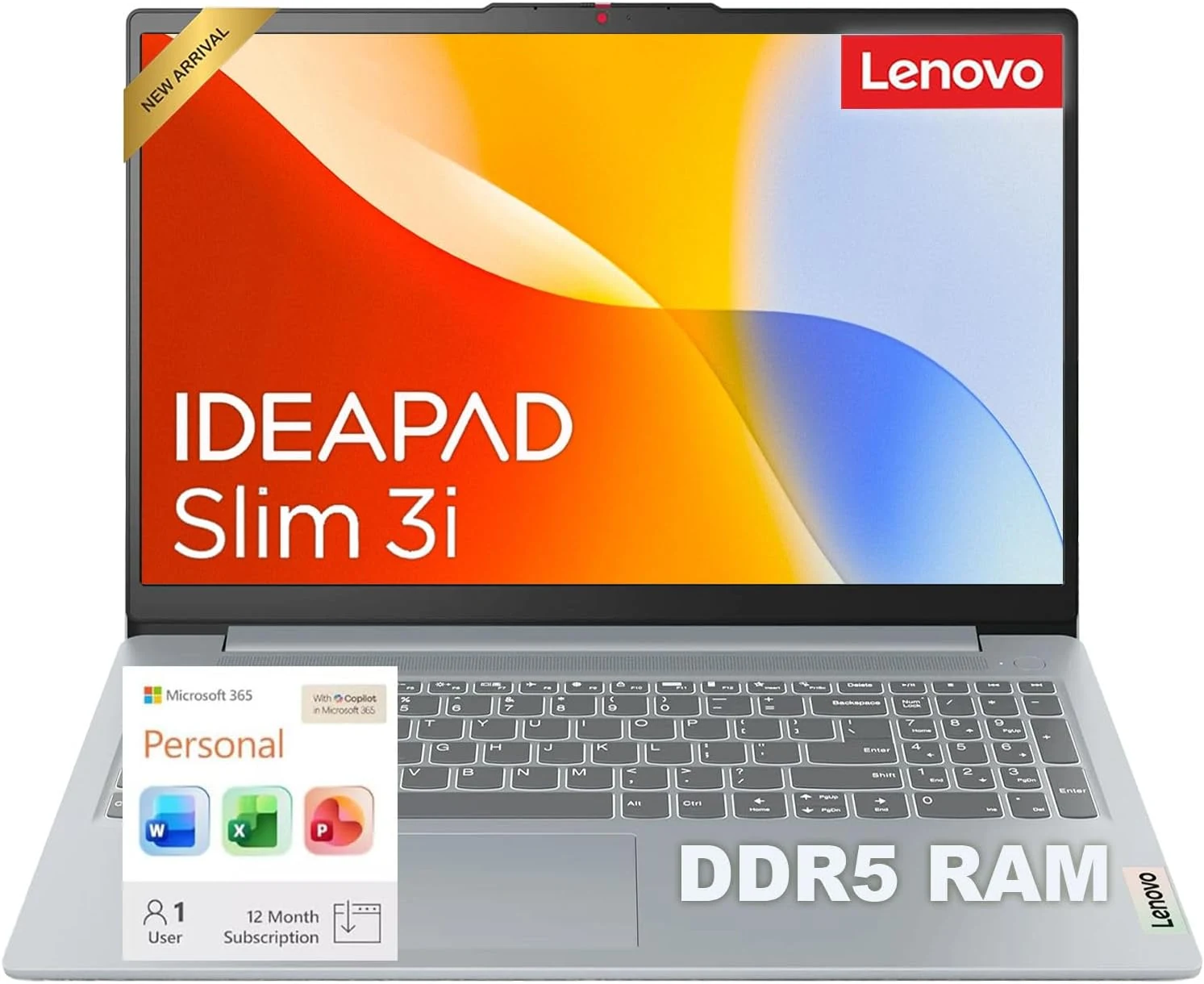 Lenovo IdeaPad Slim 3i • 15.6" FHD Laptop with Microsoft 365 Included