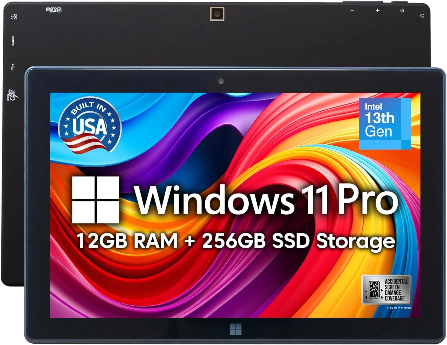 Fusion5 Built in USA 10.1” Windows 11 Professional Tablet PC (FWIN232 PRO N5)