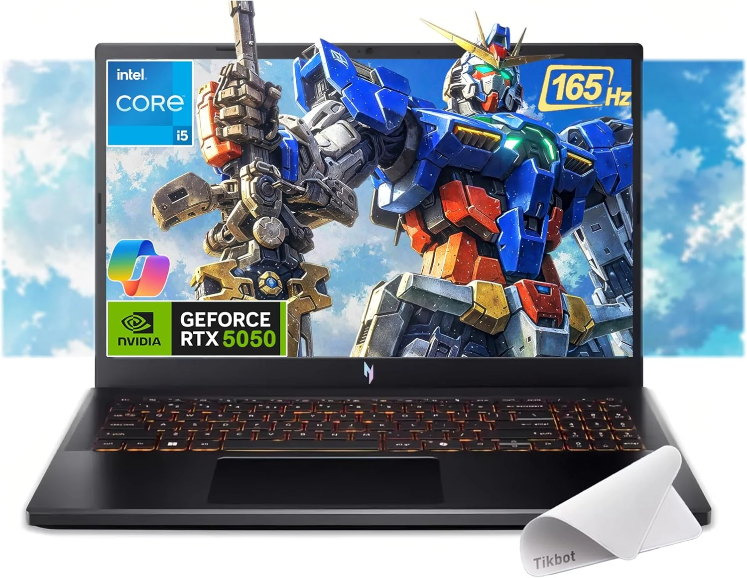 acer Nitro V 15.6” FHD IPS 165Hz Gaming Laptop, Intel Core i5-13420H, NVIDIA GeForce RTX 5050 (16GB RAM, 512GB SSD)