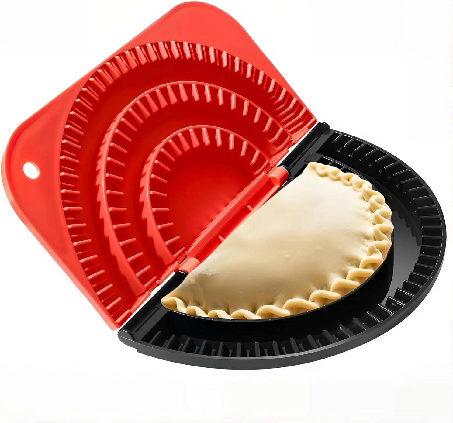 Tortilla Sealer, Quesadilla Maker (4"+6"+8") | Leak-proof Shark Tooth Design, Adjustable, Easy to Store, for Burritos, Pancakes, Dumplings, Dishwasher Safe