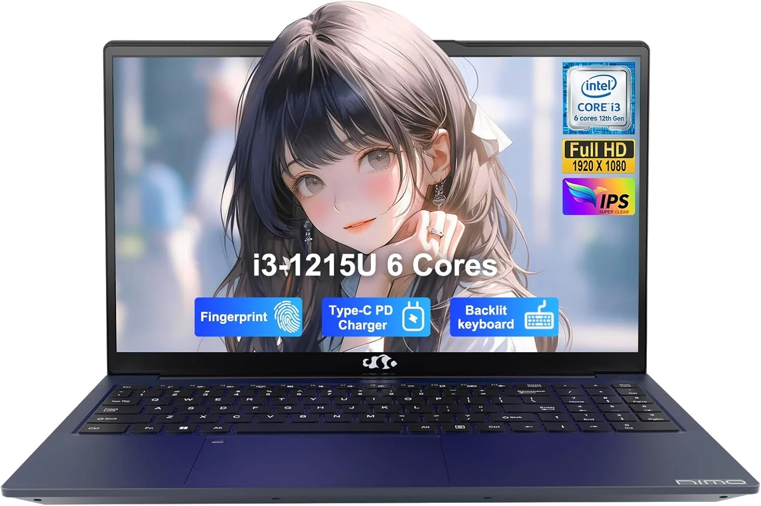 NIMO 15.6" FHD IPS Ultra-Light Laptop, Intel Hexa Cores I3 review
