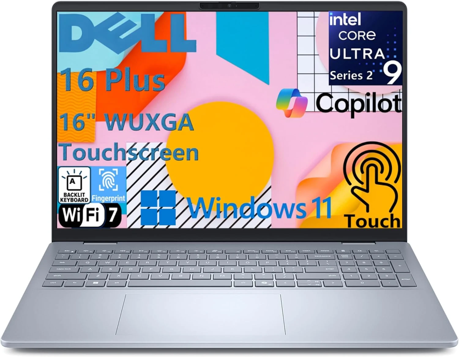 Dell 16 Plus Touchscreen Laptop Computer, Intel Core Ultra 9 288V