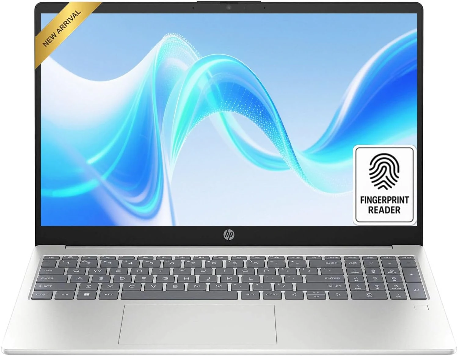 HP Pavilion 15.6" FHD Laptop with Fingerprint Reader • Intel Core i3, 8-Core Processor