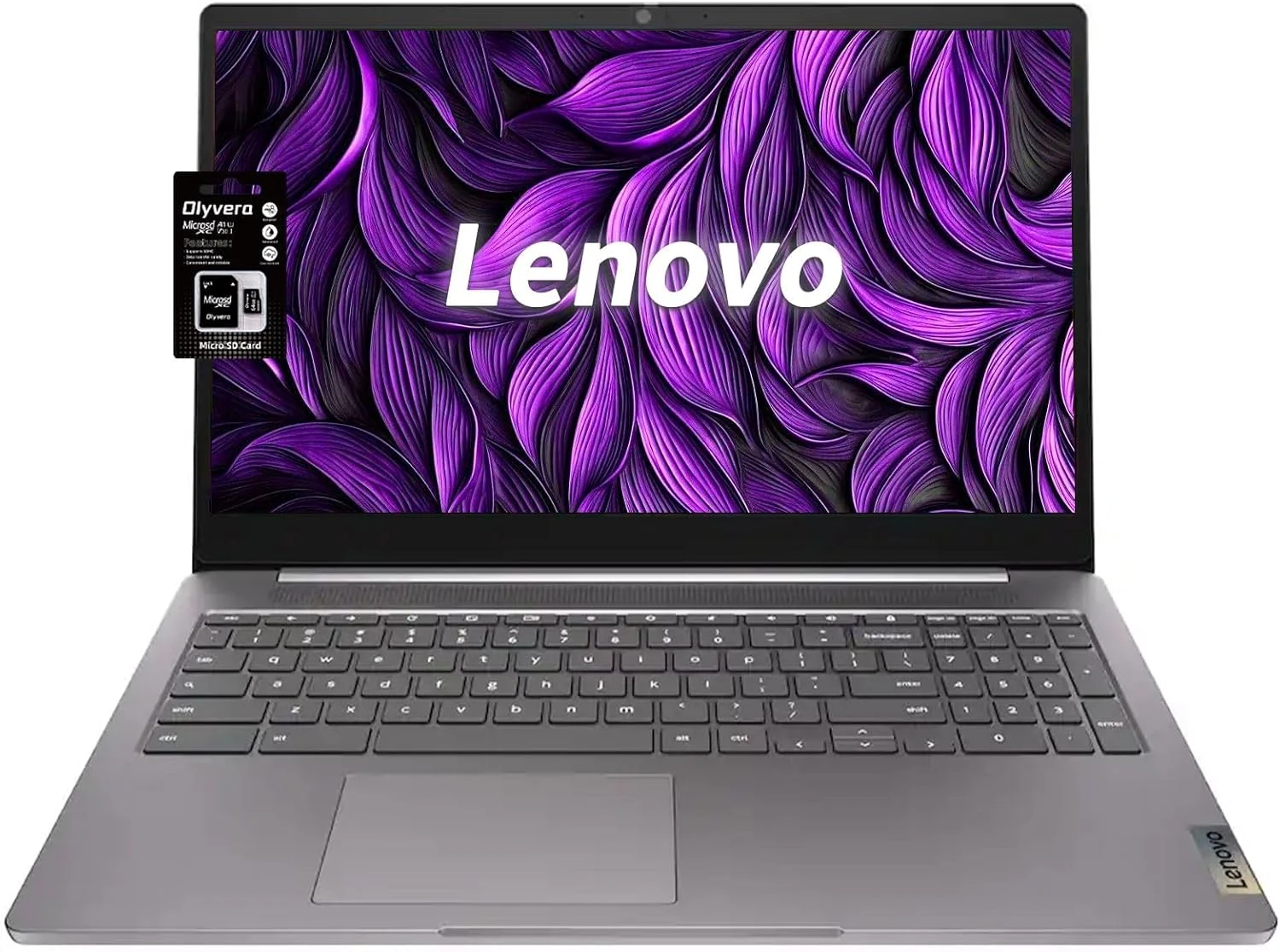 Lenovo 15.6" FHD Chromebook, Intel Dual Core N4500, 4GB RAM, 128GB Storage (64GB eMMC+64GB SD Card)