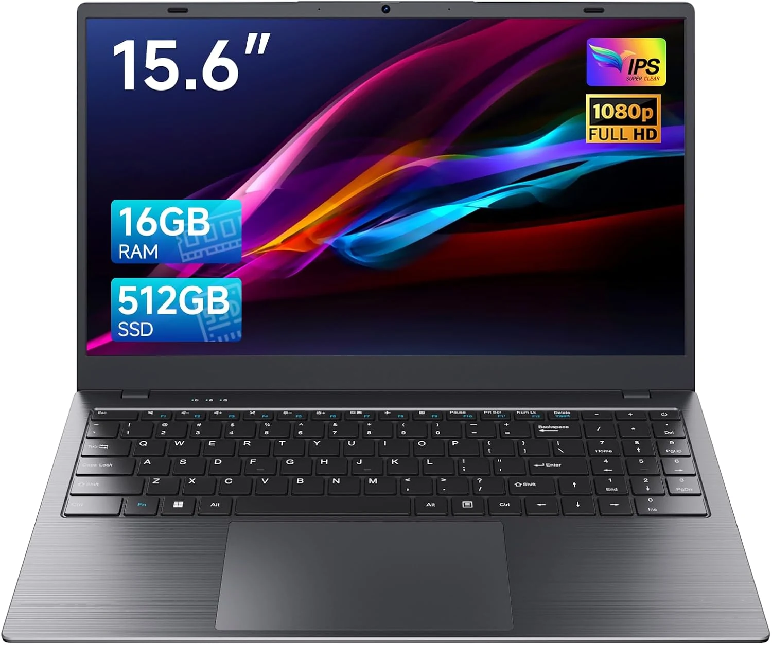 CUBIBUC 15.6 Inch Laptop Computer (16GB RAM, 512GB SSD)