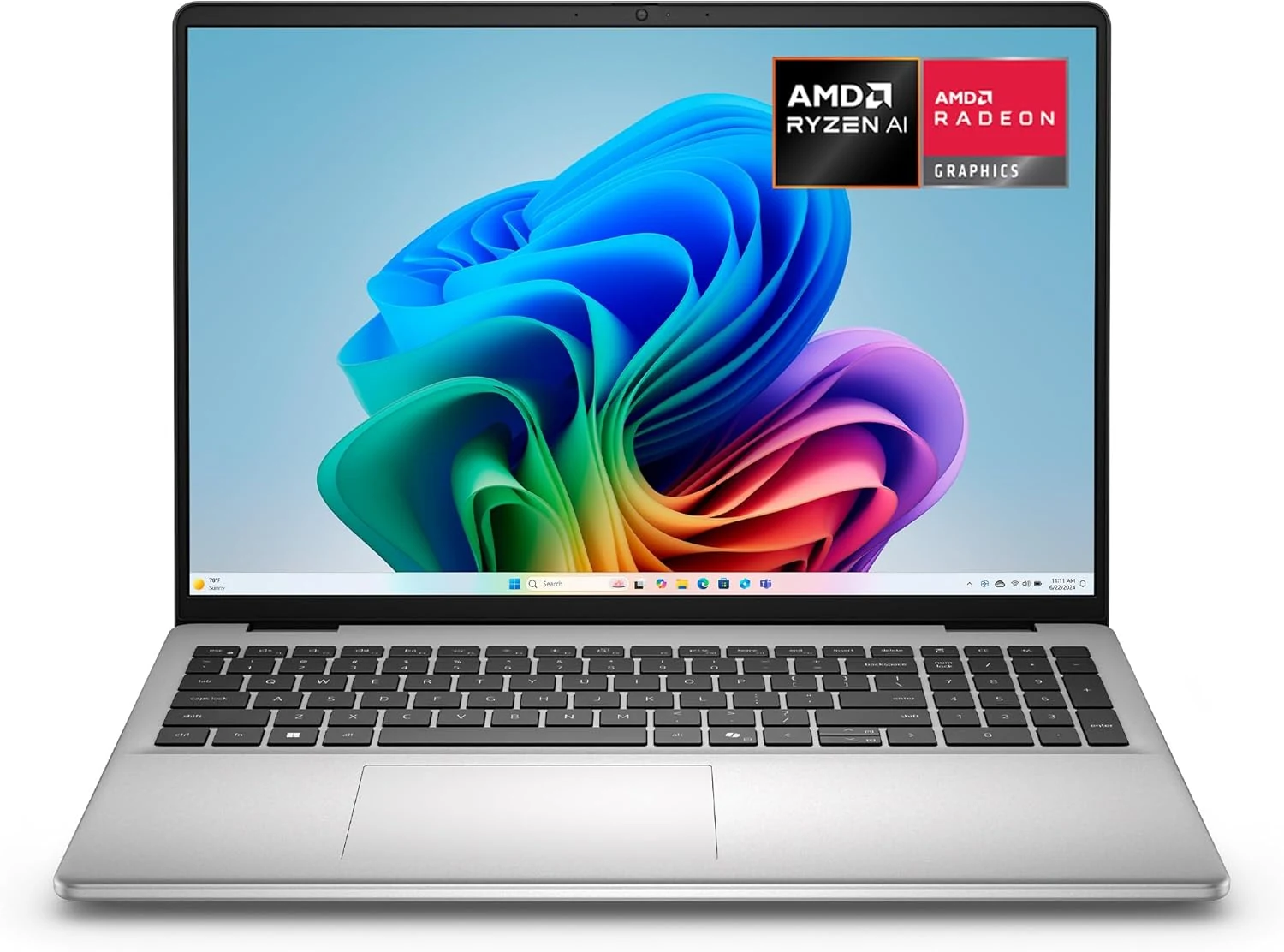 Dell 16 Laptop DC16256-16.0-inch 16:10 2K Touchscreen Display, AMD Ryzen AI 7 350 Processor