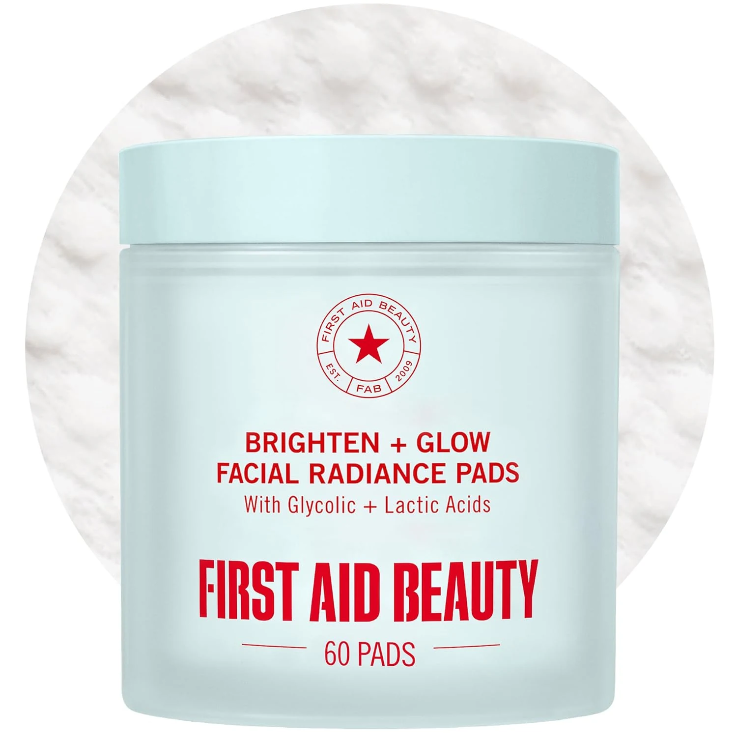 First Aid Beauty Daily Facial Treatment Pads, AHA Exfoliating, Hydrating Barrier Support & Salicylic Acid Acne Pads, Sensitive Skin Safe
