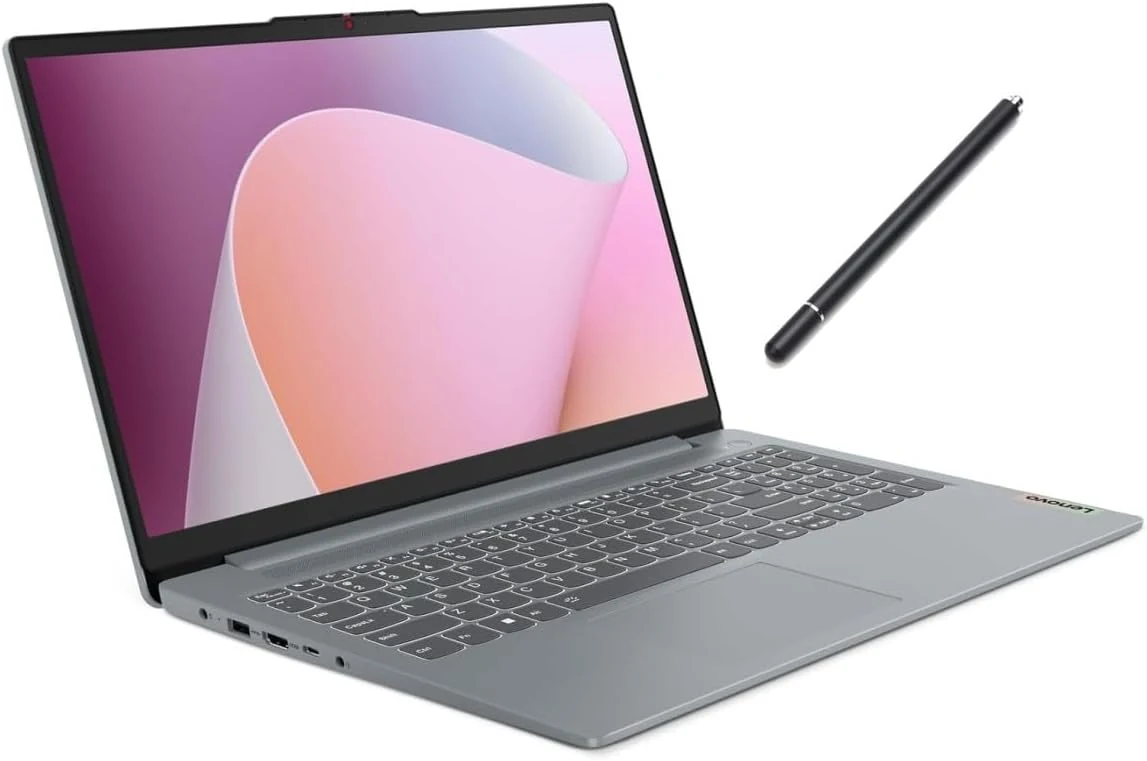 Lenovo IdeaPad Slim 3i 15.6" FHD Touch Laptop with AMD Ryzen 5 7520U, Radeon 610M, 8GB DDR5, 512GB SSD, Windows 11 Home