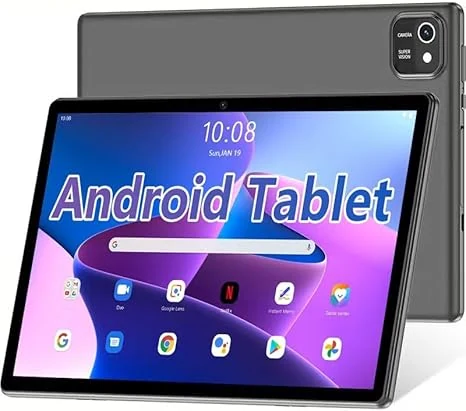 Tablet 10 inch Android Tablets, 6GB RAM 64GB ROM 1TB Expand (K10)