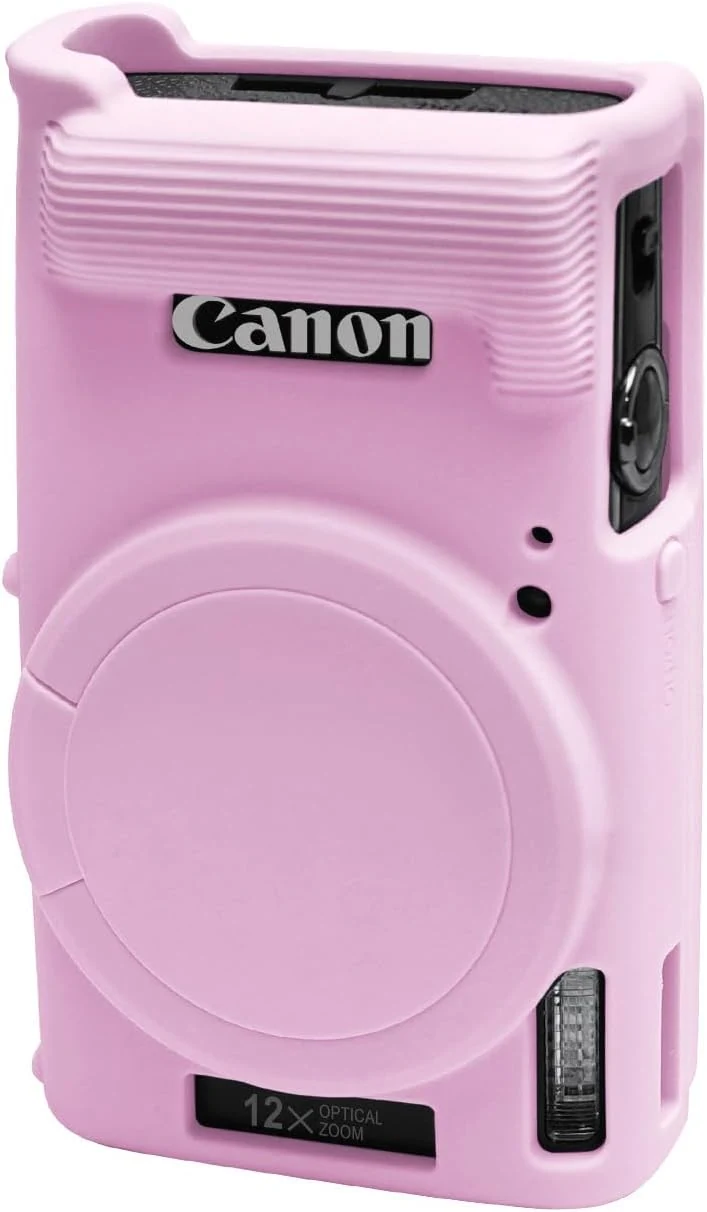 Easy Hood Case for Canon PowerShot IXY 650/ELPH 360 Camera (Soft Silicone with Removable Lens Cap)