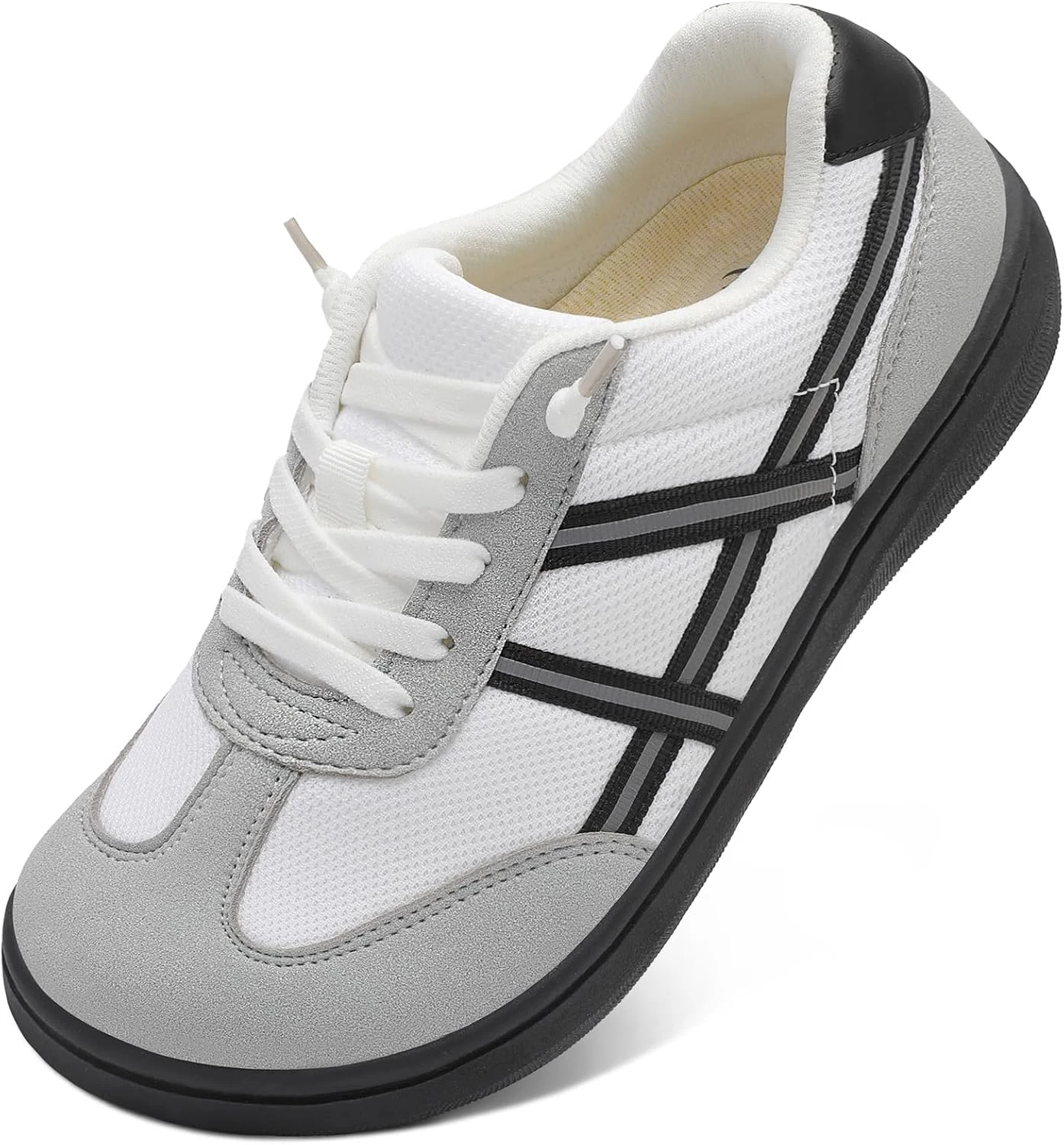 LeIsfIt Women's Barefoot Slip-On Shoes Wide Toe Box Zero Drop Casual Sneakers Non-Slip Breathable Walking Shoes