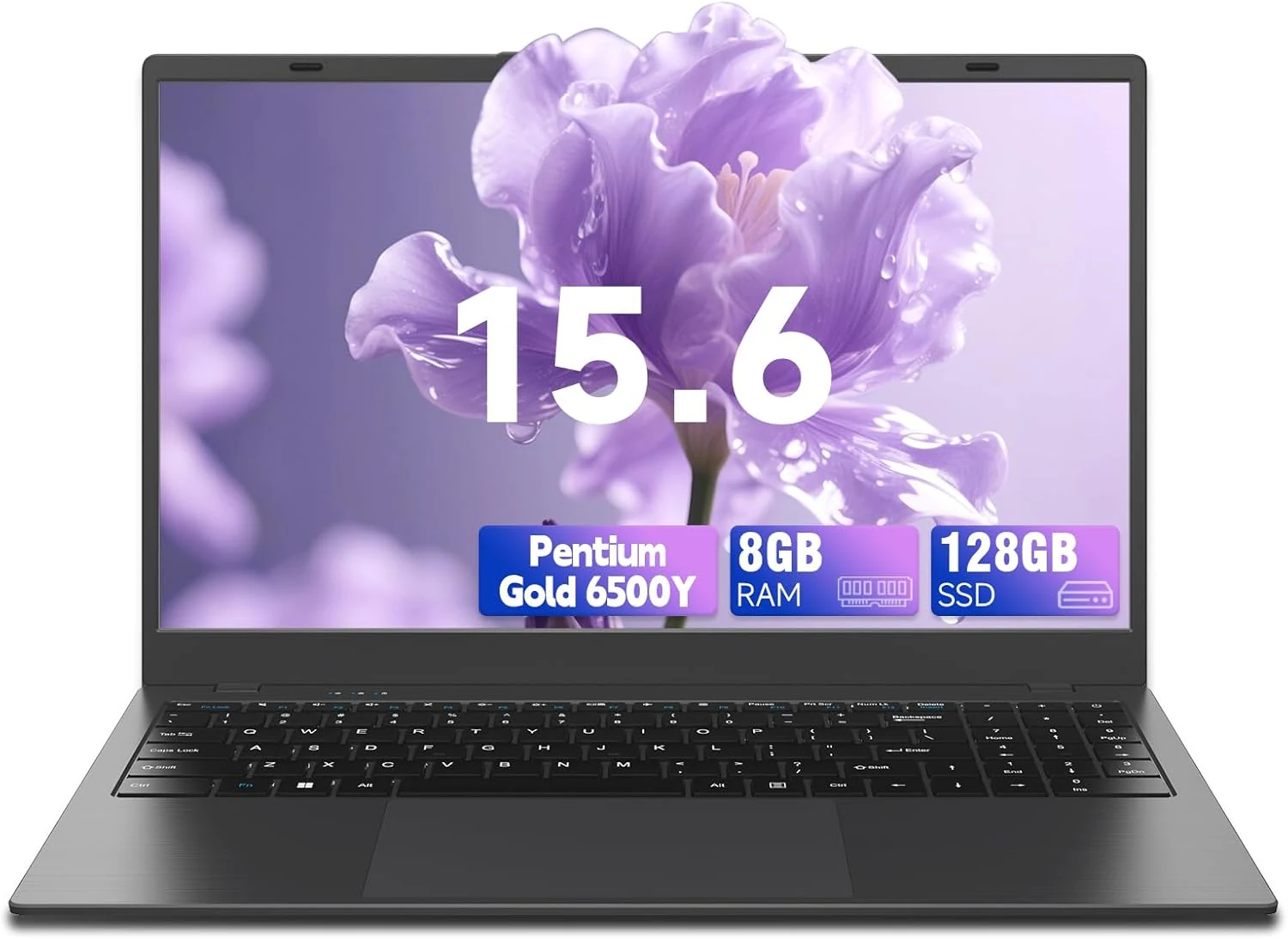 Laptop Computer 15.6 Inch (Pentium 6500Y, 8GB RAM, 128GB SSD, 1080P IPS)