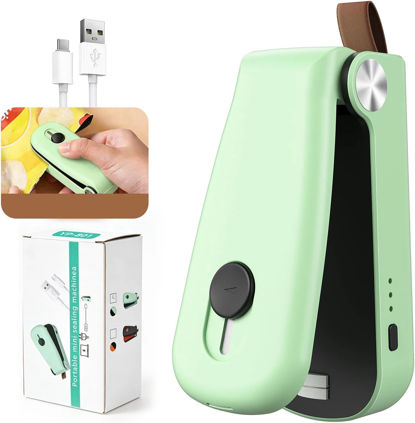 NEATEST Mini Bag Sealer, 2026 Upgraded USB Rechargeable 3 Heat review