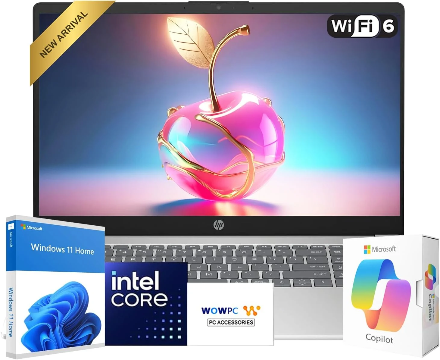 HP New Generation 15.6" FHD Business AI Laptop, Intel Core 7 150U (10 Cores, Up to 5.4 GHz), 16GB RAM, 512GB PCIe, Windows 11 Pro