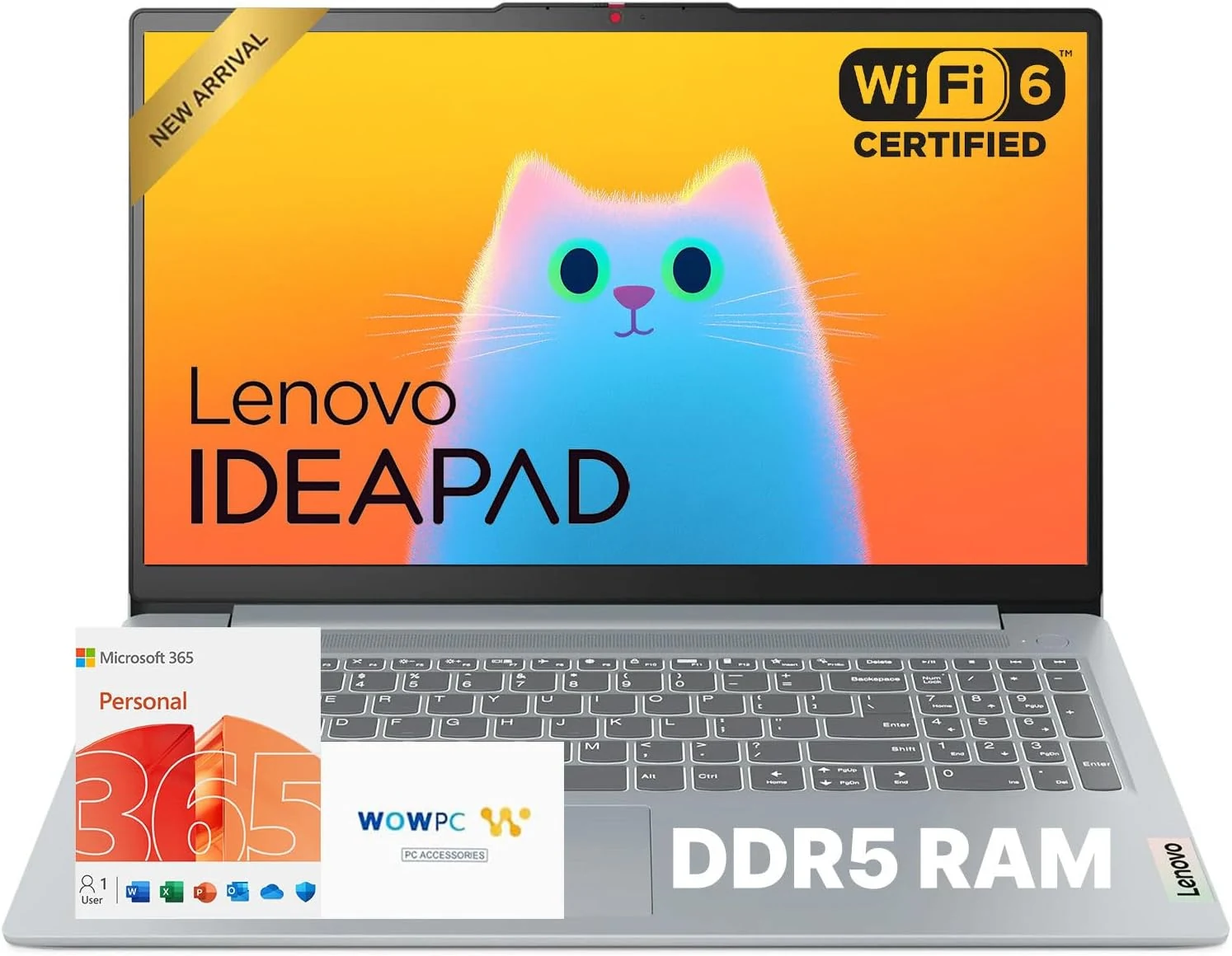 Lenovo IdeaPad Slim 3i 15.6" FHD Laptop • Microsoft Office 365