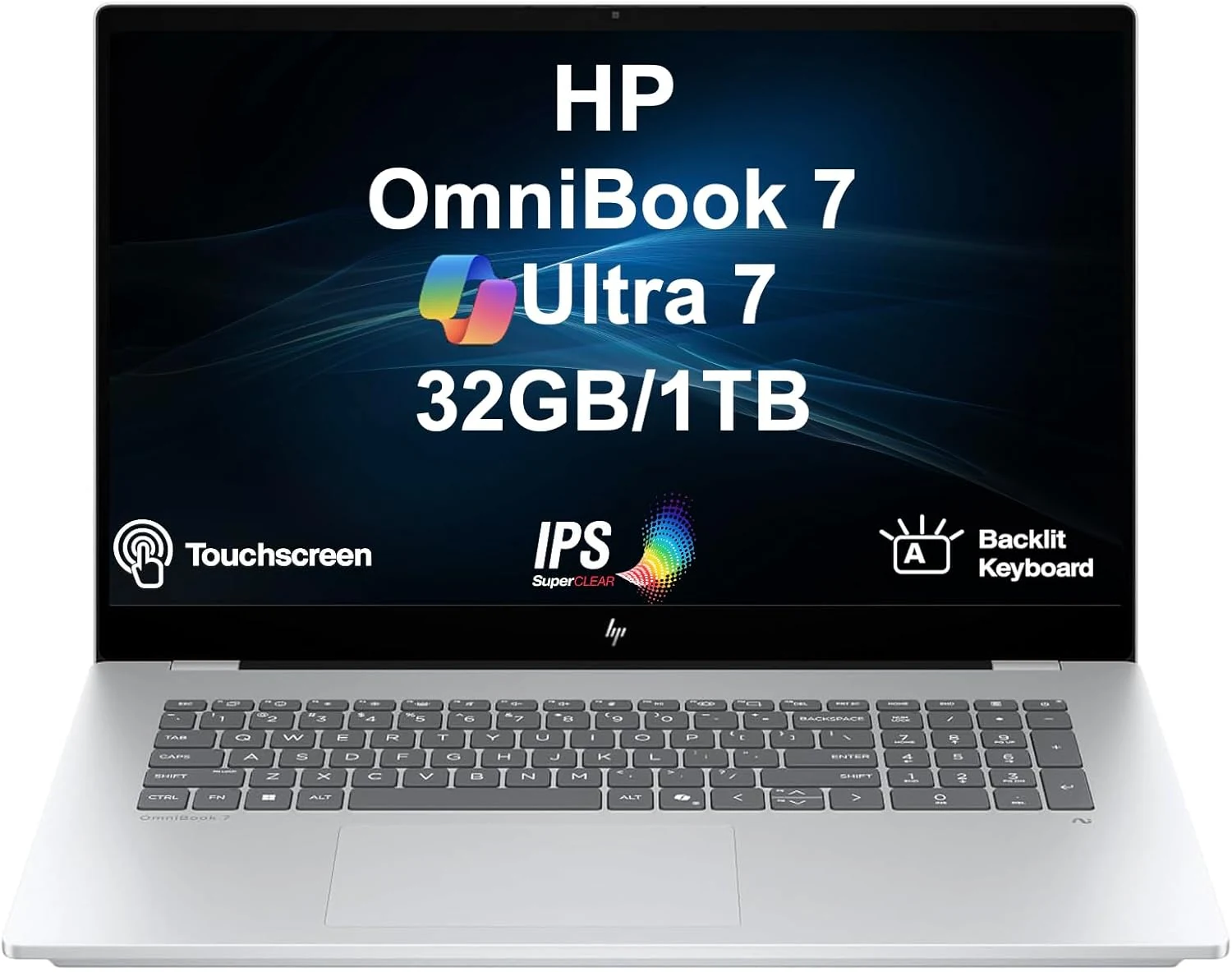 HP Omnibook 7 (Next Gen Envy 17) AI Laptop 17.3" touchscreen