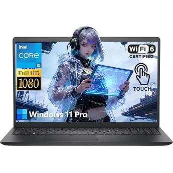 Dell Touchscreen Laptop Computer, Intel 10-Core i5-1334U, 32GB RAM 1TB SSD, Win 11 Pro (15.6" 2K Touchscreen)