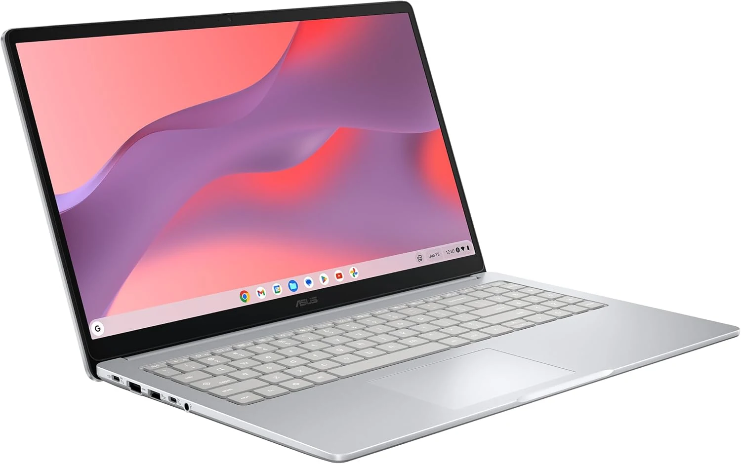 ASUS Chromebook CX15 Laptop, 15.6" FHD Anti-Glare Display, Intel® Processor N50, 128GB Storage, 8GB RAM, ChromeOS, Pure Grey (CX1505CTA-AS88F-PG)