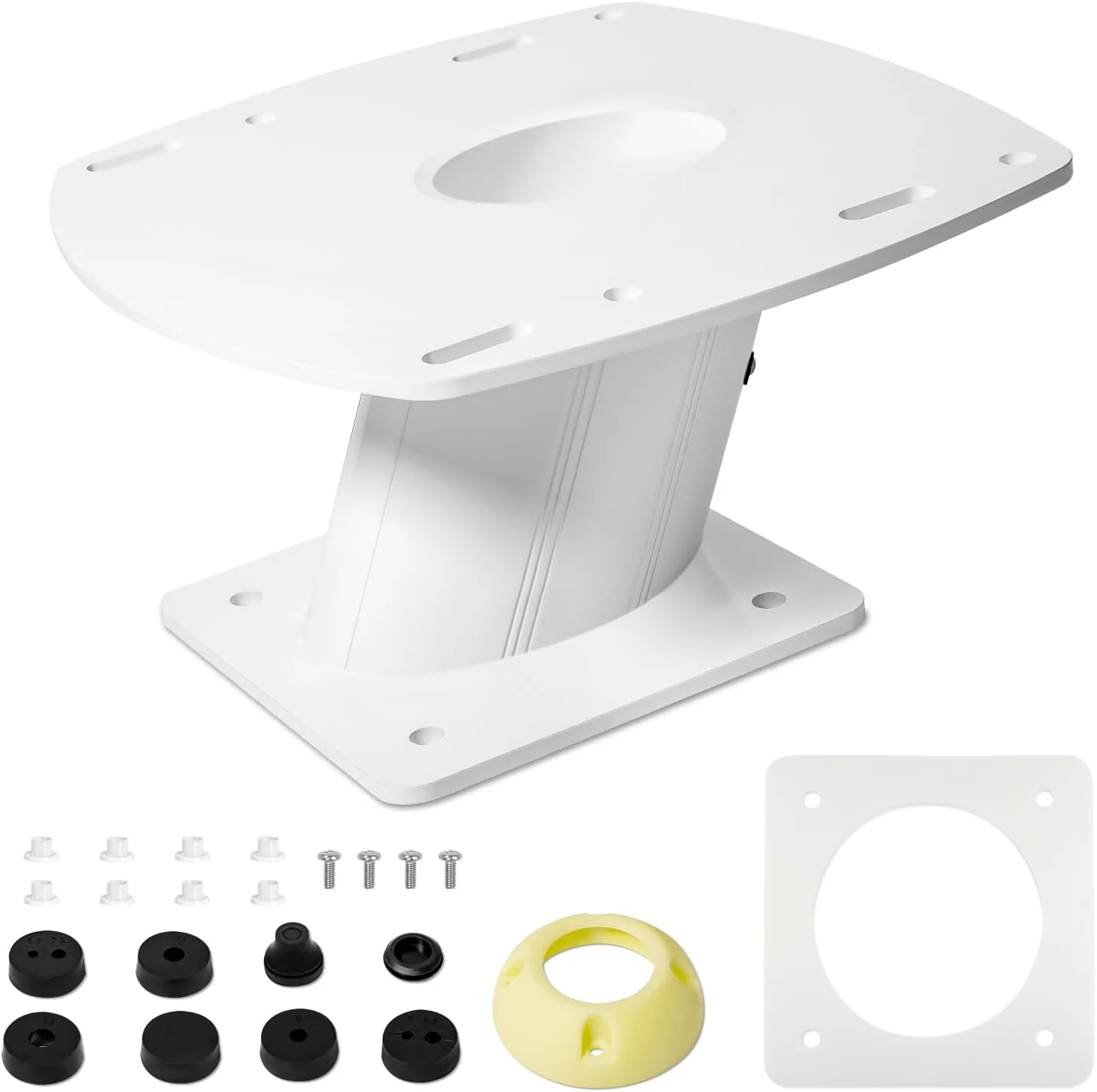 APT-150-01 Aluminum Radar Mount 6" AFT Leaning Compatible with Garmin Raymarine Simrad Radomes
