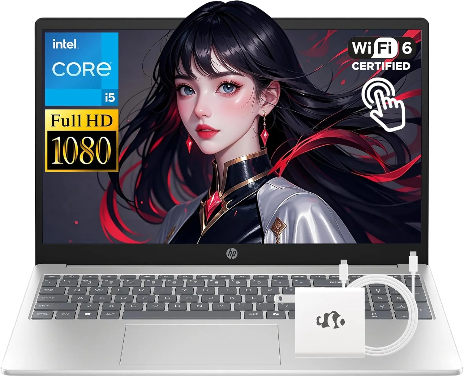 HP 15.6" FHD Touchscreen Laptop, 10-Core Intel i5-1334U, 16GB RAM, 1TB SSD, Windows 11 (Wi‑Fi 6, Bluetooth 5.4)