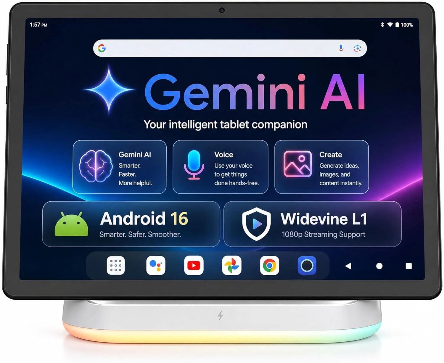 Jeazans 2026 Upgraded Android 16 Tablet with 64GB+1TB Expand, 10.1 inch