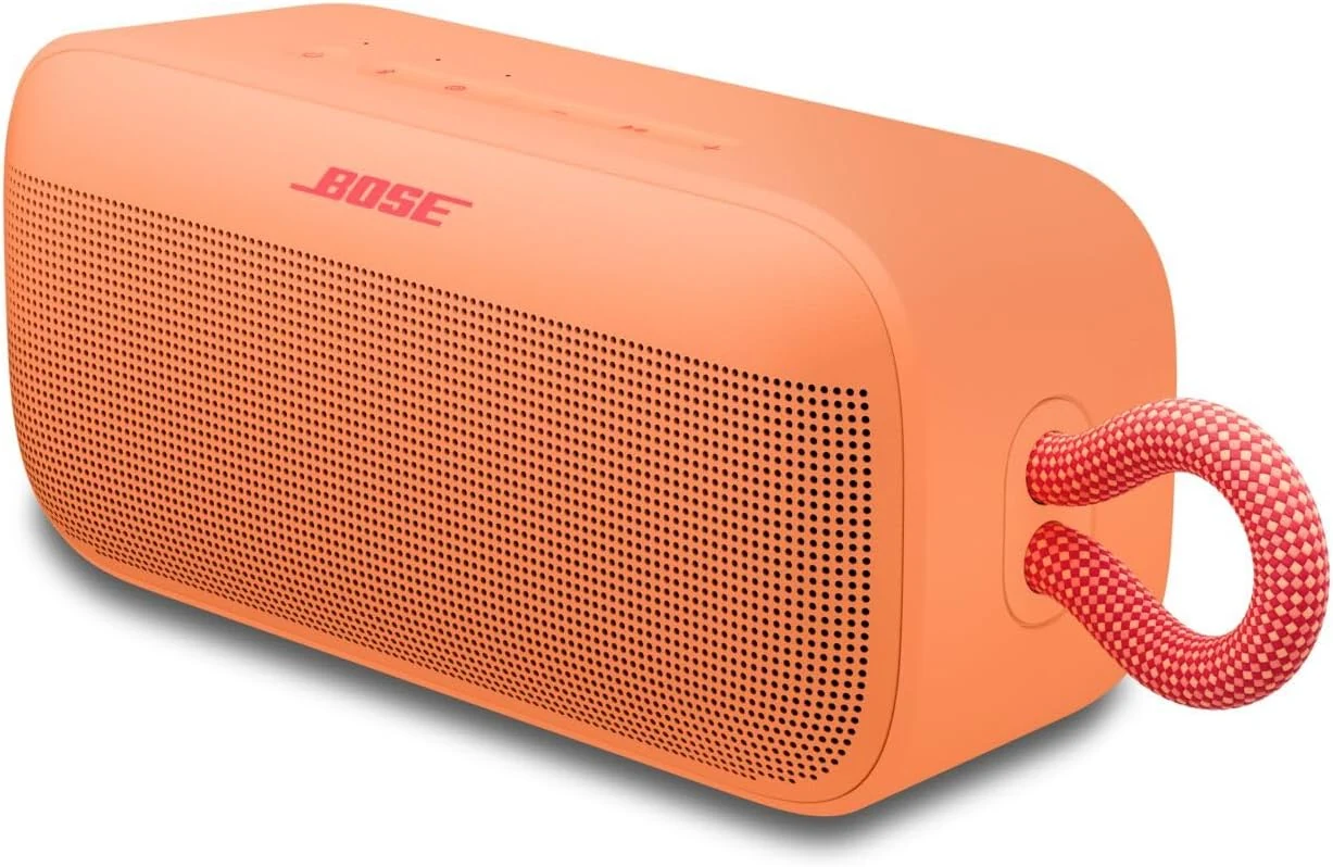 Bose SoundLink Plus Portable Bluetooth Speaker, Wireless Outdoor Speaker, Up to 20 Hours Battery Life, Waterproof and Dustproof, Sunset Peach - Limited Edition Color