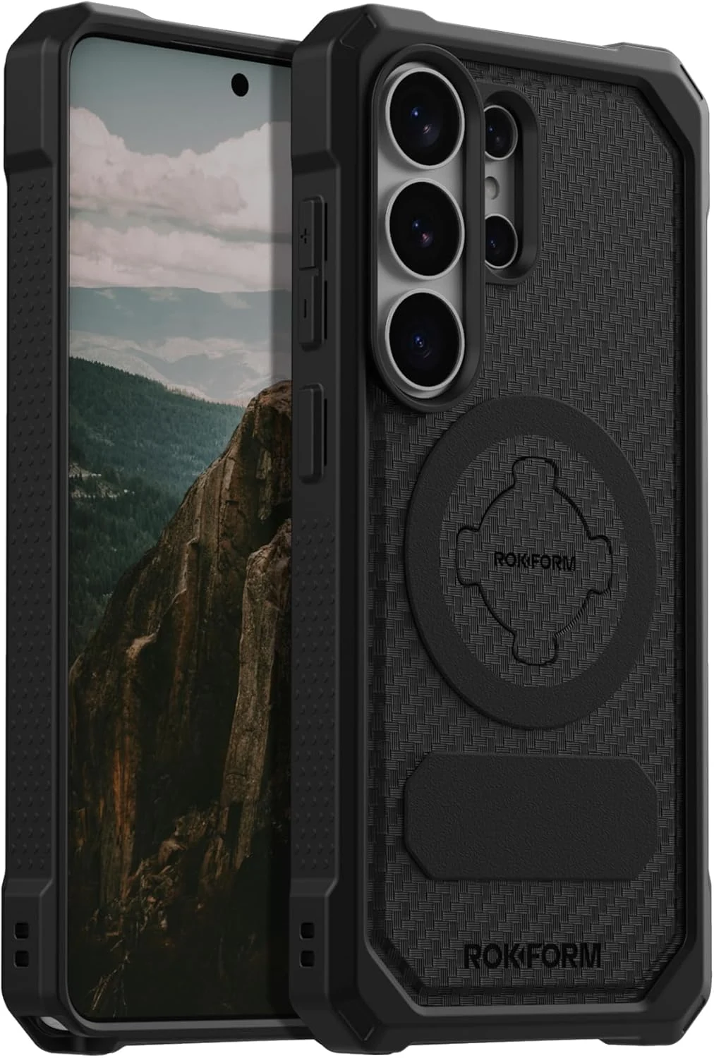 Rokform Rugged Case for Galaxy S26 Ultra, Magnetic Cover, Drop Tested Armor (Black)