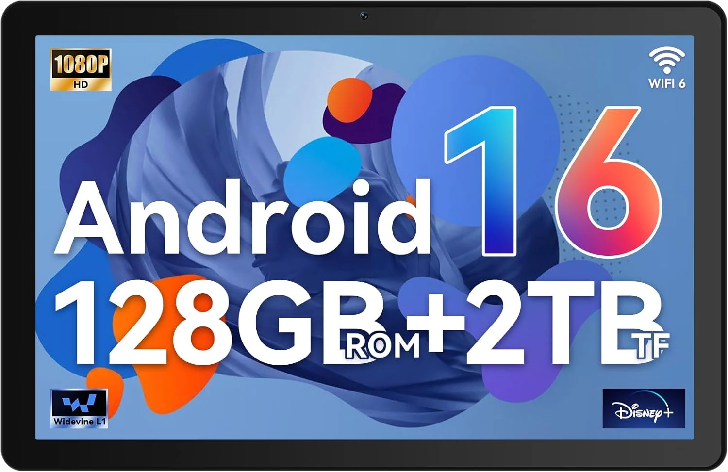 Hakaug Android 16 Tablet (10-inch, 30GB RAM, 128GB storage, 2TB microSD)