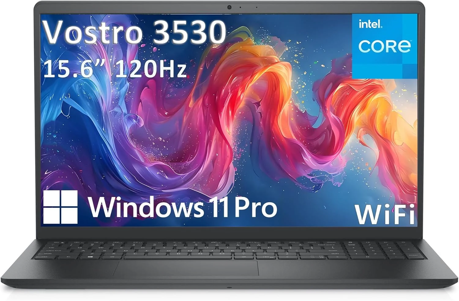 Dell Vostro 3530 15.6" Laptop Computer for Business, 13th Gen Intel 5-Core Processor, 120Hz FHD, 16GB DDR4 RAM, 512GB PCIe SSD, WiFi, Bluetooth, Type-C, HDMI, RJ45, Windows 11 Pro