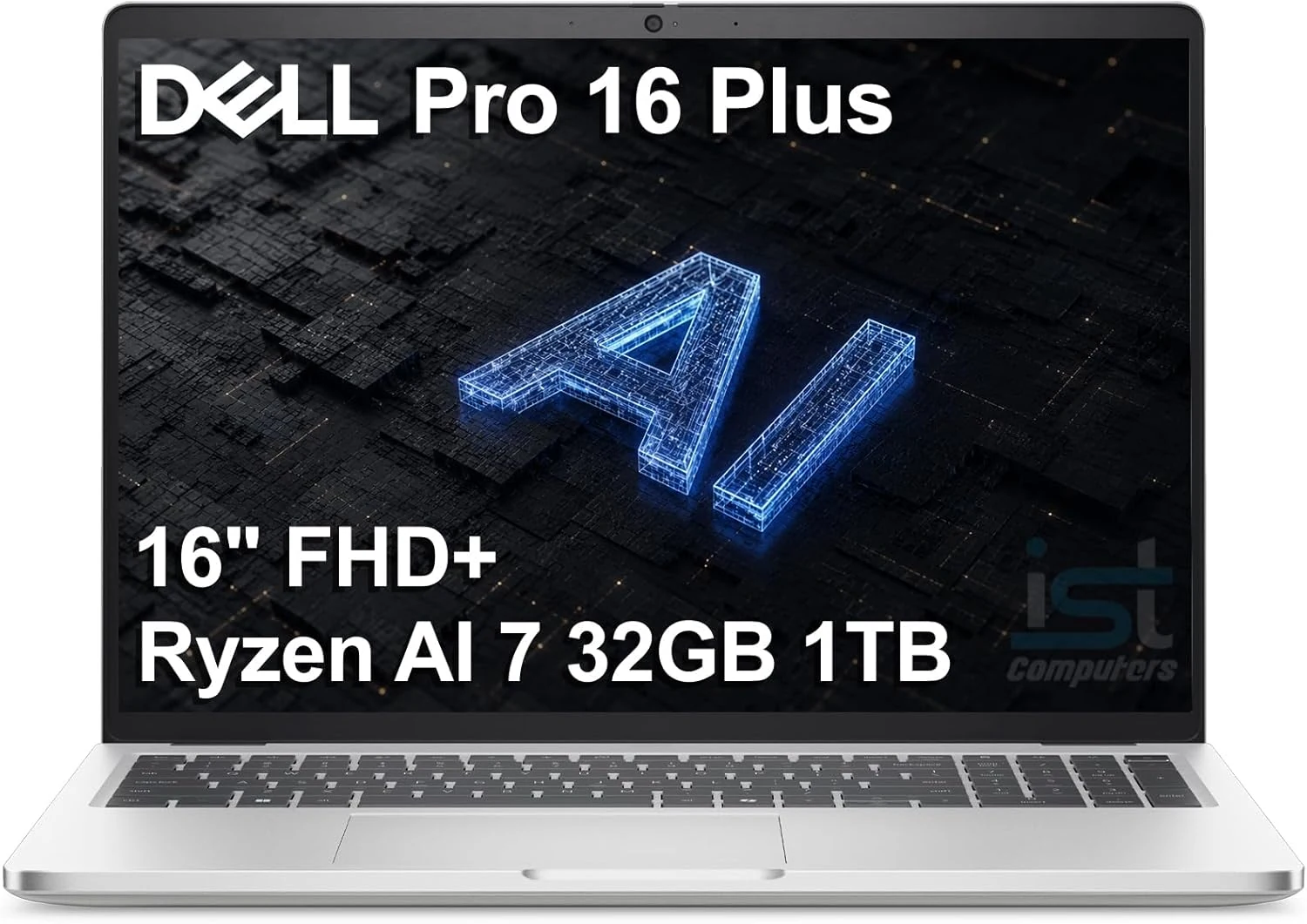 Dell Pro 16 Plus Business AI PC Laptop (AMD Ryzen AI 7 PRO 350), 32GB/1TB