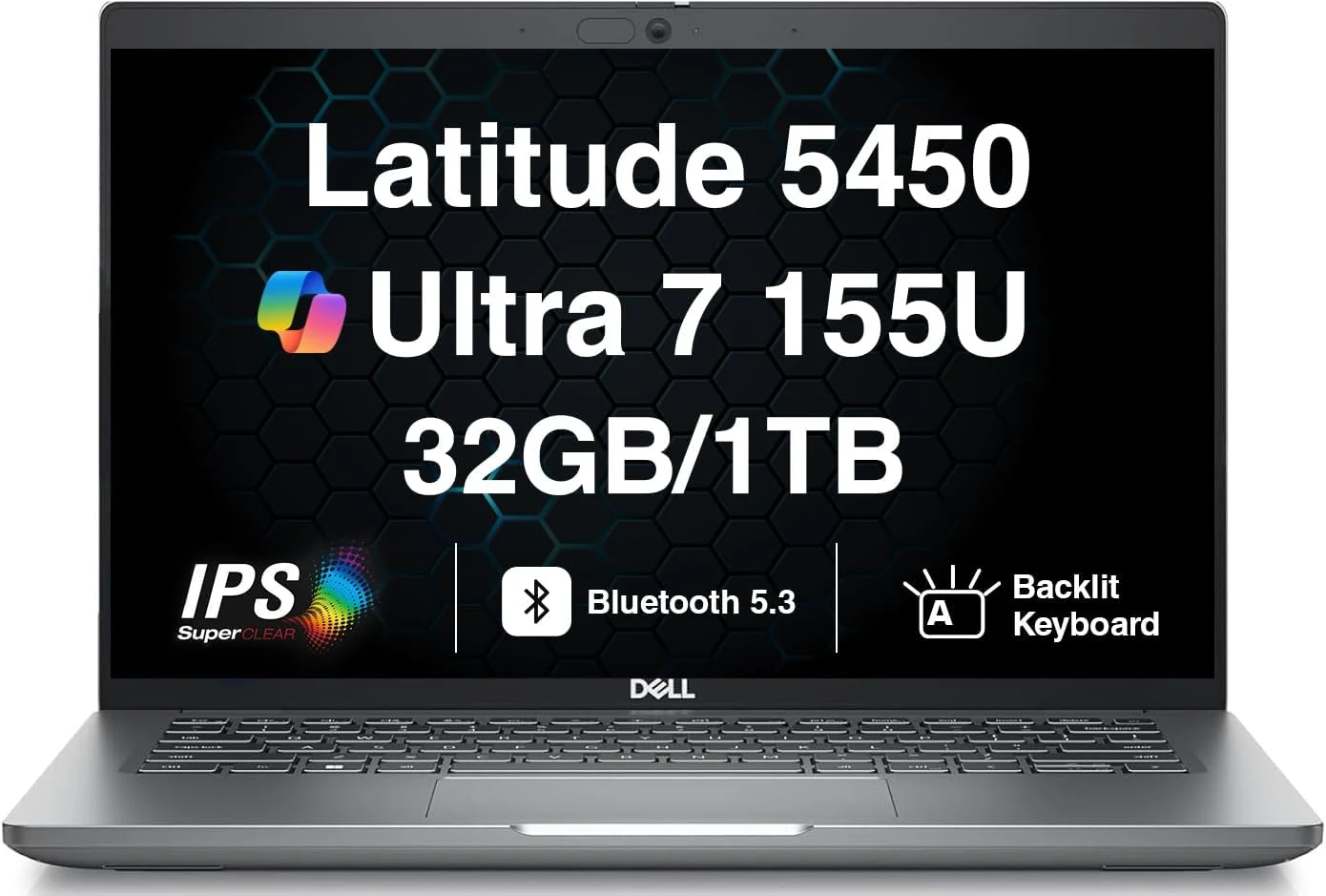 Dell Latitude 5450 AI Powered Laptop 14.0" IPS FHD Display (Core Ultra 7 155U, 32GB DDR5, 1TB SSD)