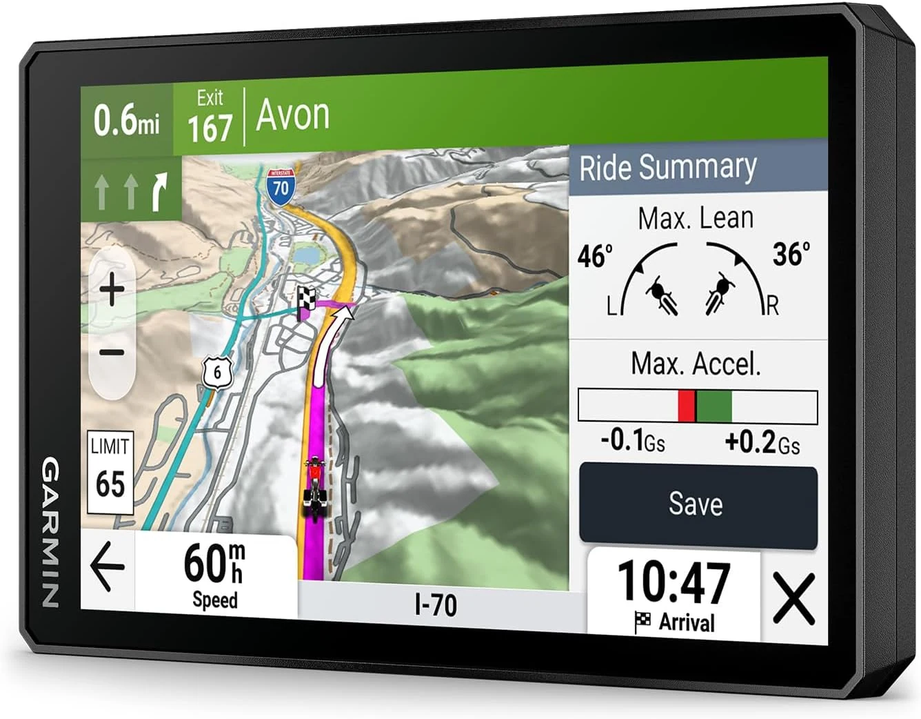 Garmin zūmo® XT3, 6” Rugged Motorcycle GPS, Lean Angles, Custom Route Planning