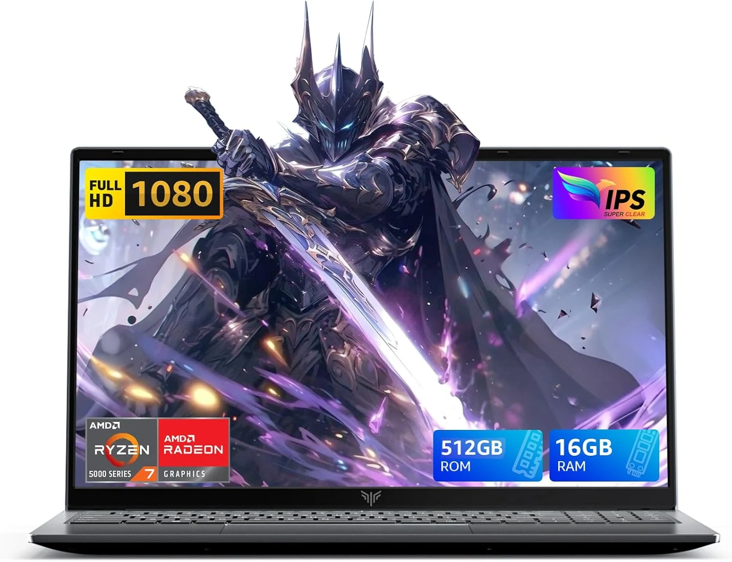 MALLRACE Gaming Laptop (Ryzen 7 5700U, Radeon RX Vega 8, 15.6" FHD, 16GB RAM, 512GB NVMe)