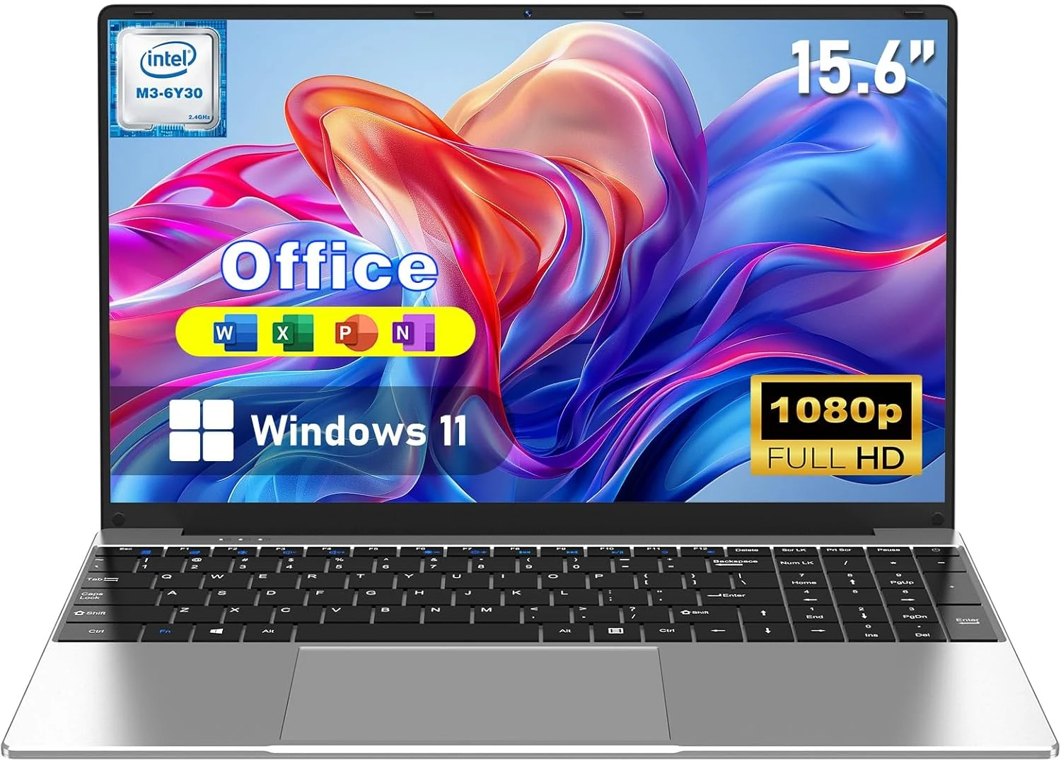 2026 New Laptop Computer, 15.6 Inch Window 11 Pro Lap Top PC 16GB RAM 256GB SSD, Core M3(Beat N4000)