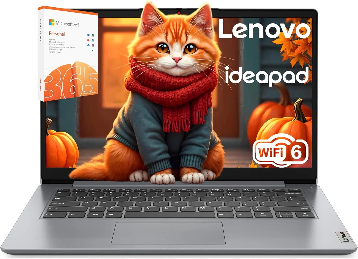 Lenovo 2026 Laptop for Student & Home, 14 inch with Office 365