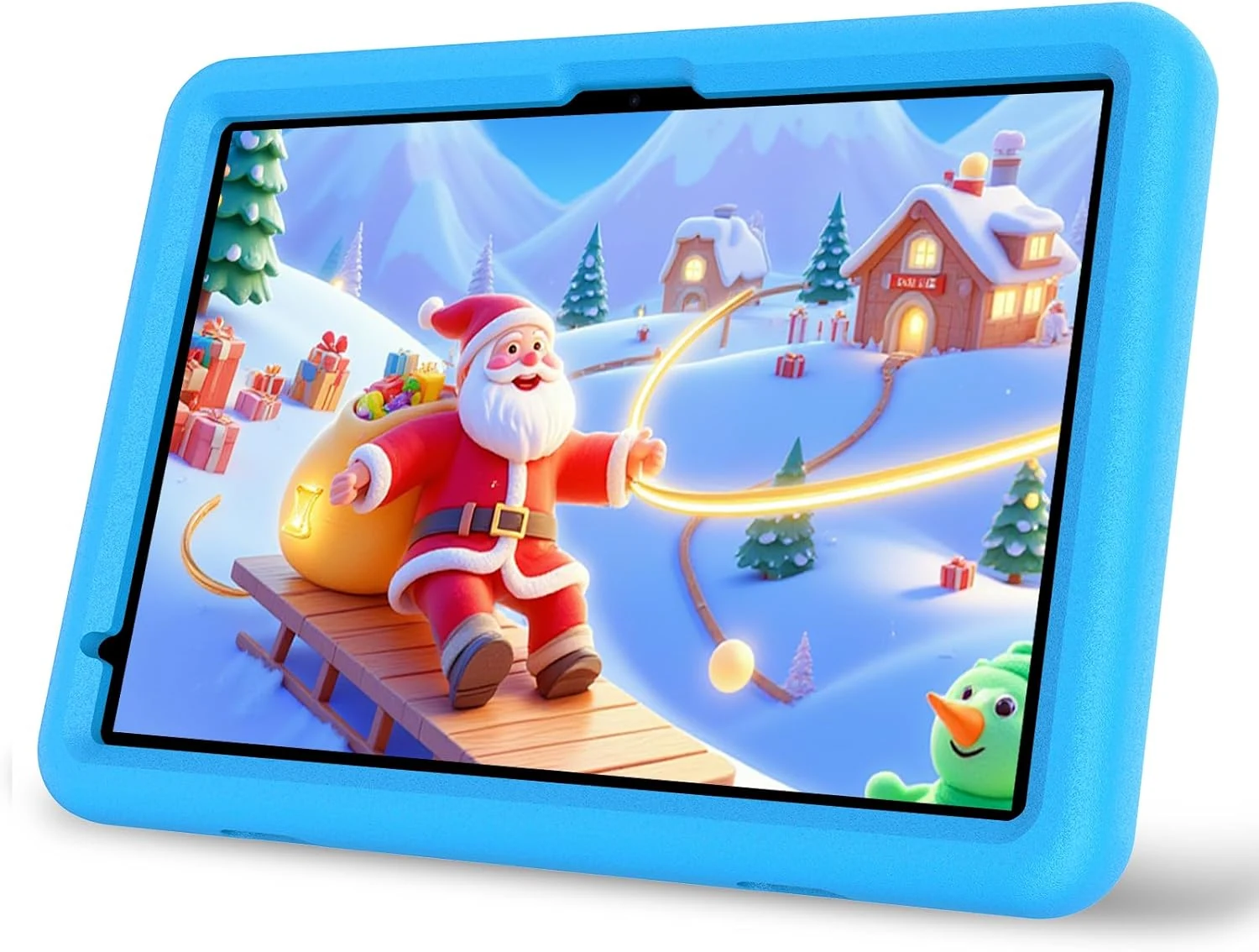 PRITOM 2026 All-NEW 10'' Kids Tablet, 128GB, Android 15 Tablet, Octa-core, 5Ghz WiFi, Bluetooth, Educationl, Games, Parental Control, Kids Software Pre-Installed, with EVA Case (Blue)