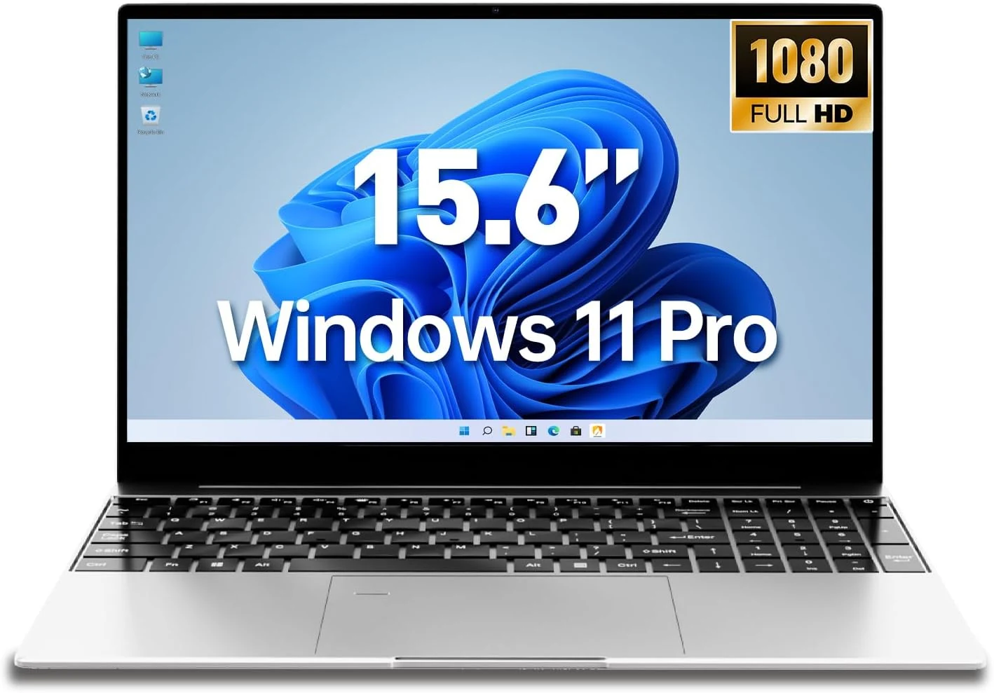2026 Latest 15.6'' Laptop Windows 11, 8GB RAM 256GB SSD, Pentium 6500Y (3.40GHz), Backlit Keyboard, 1080p Full HD Display